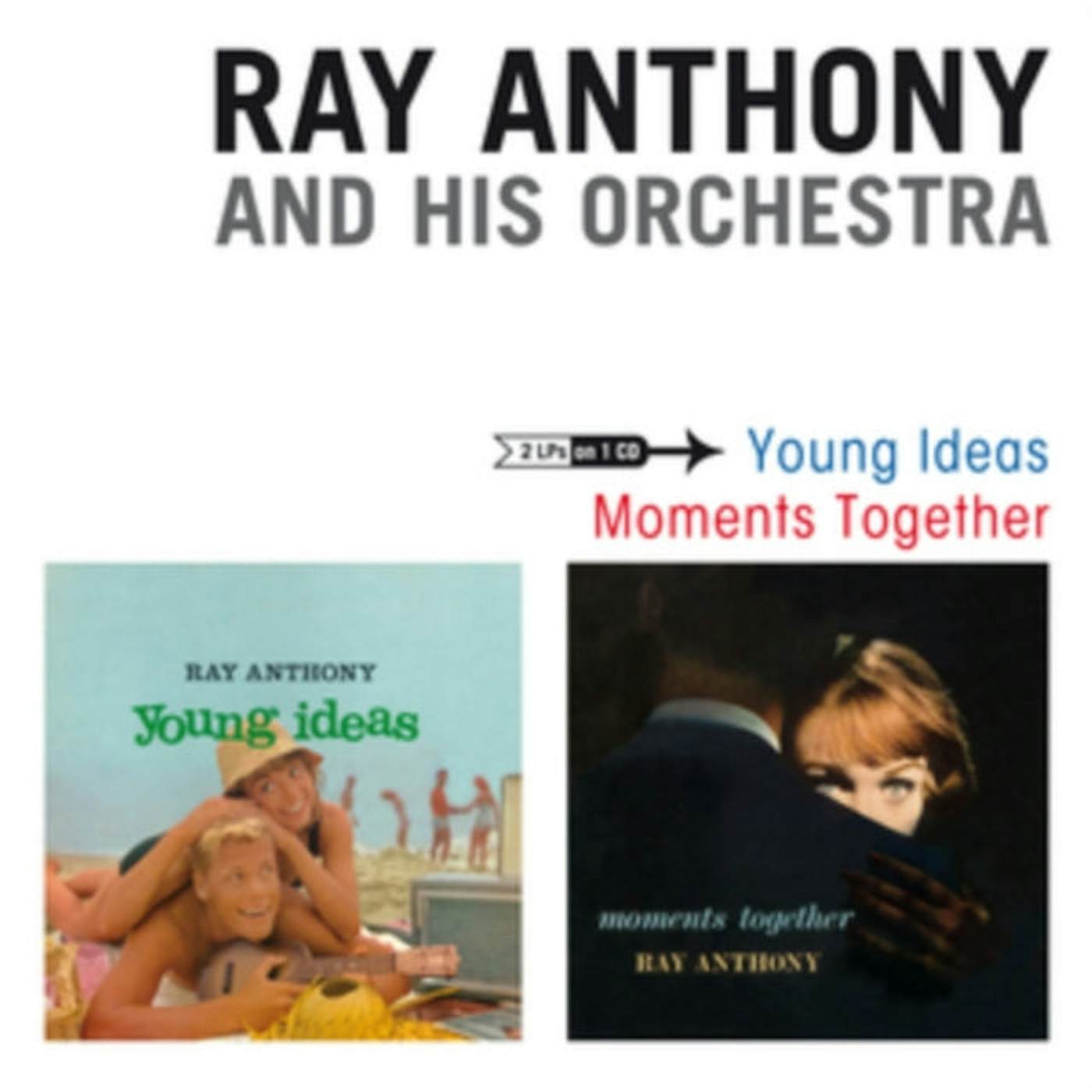 Ray Anthony CD - Young Ideas / Moments Together