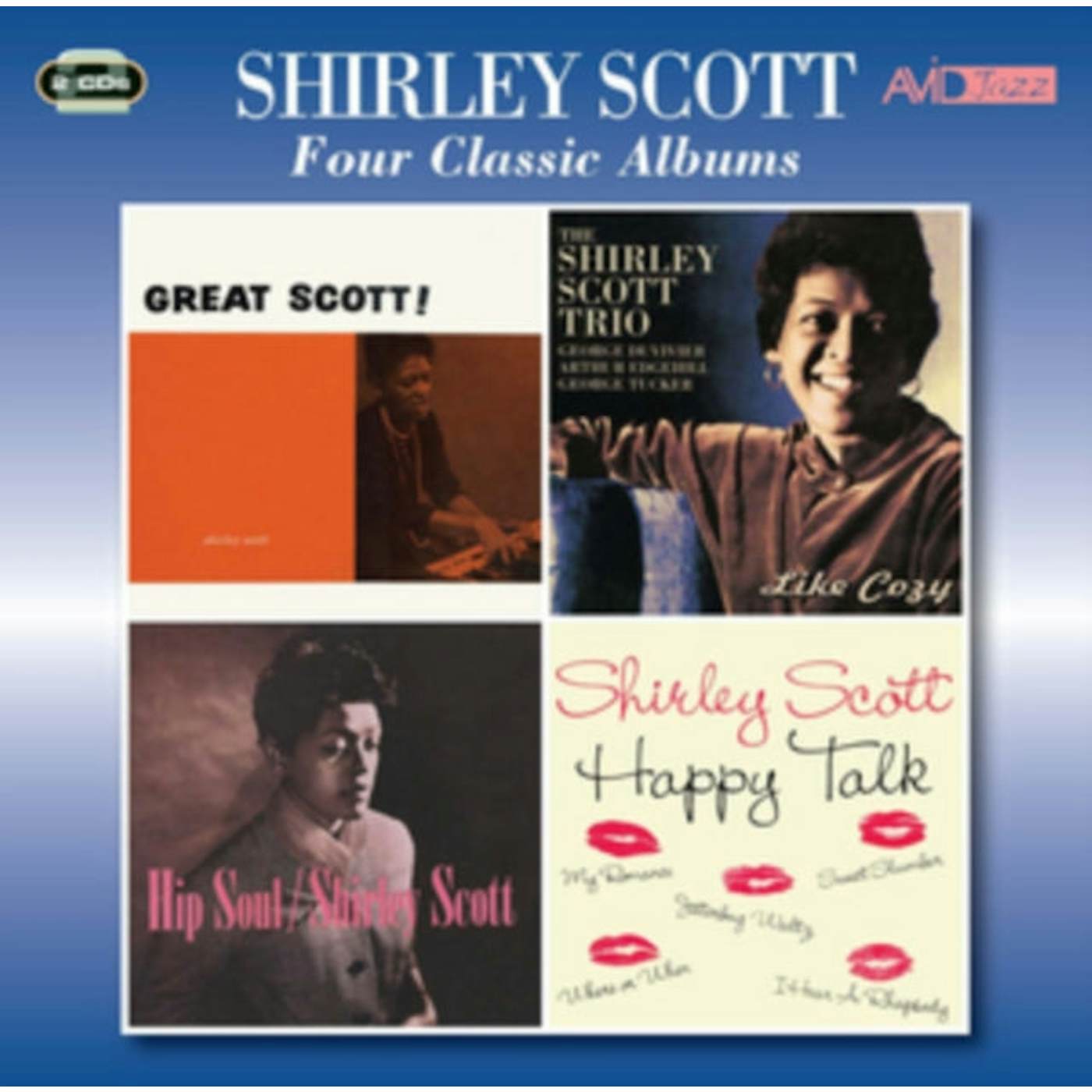 Shirley Scott CD - Four Classic Albums