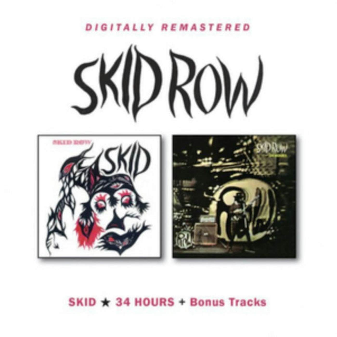 Skid Row CD - Skid / 34 Hours + Bonus Tracks