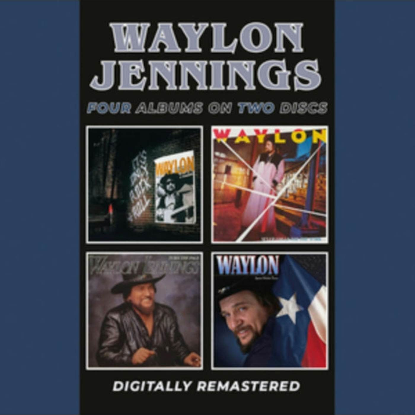 Waylon Jennings CD - It's Only Rock & Roll / Never Could Toe The Mark / Turn The Page / Sweet Mother Texas