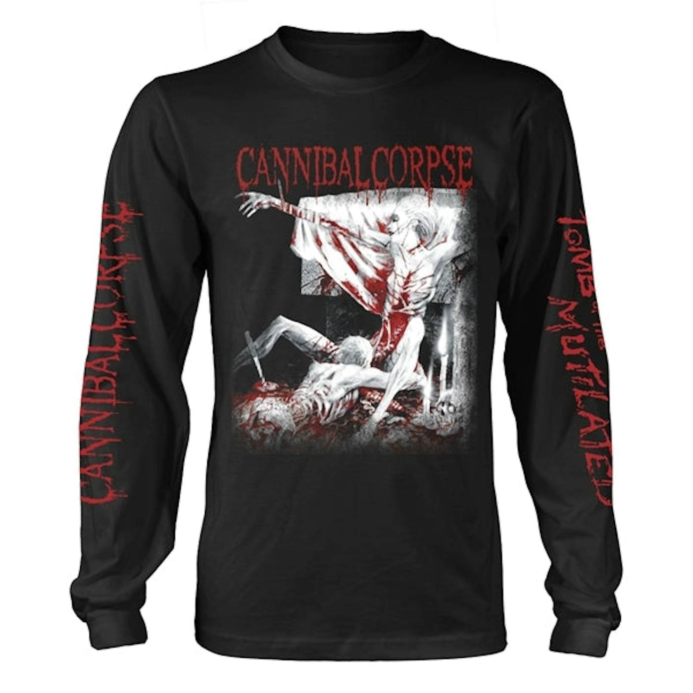 Cannibal Corpse Long Sleeve T Shirt - Tomb Of The Mutilated (Explicit)