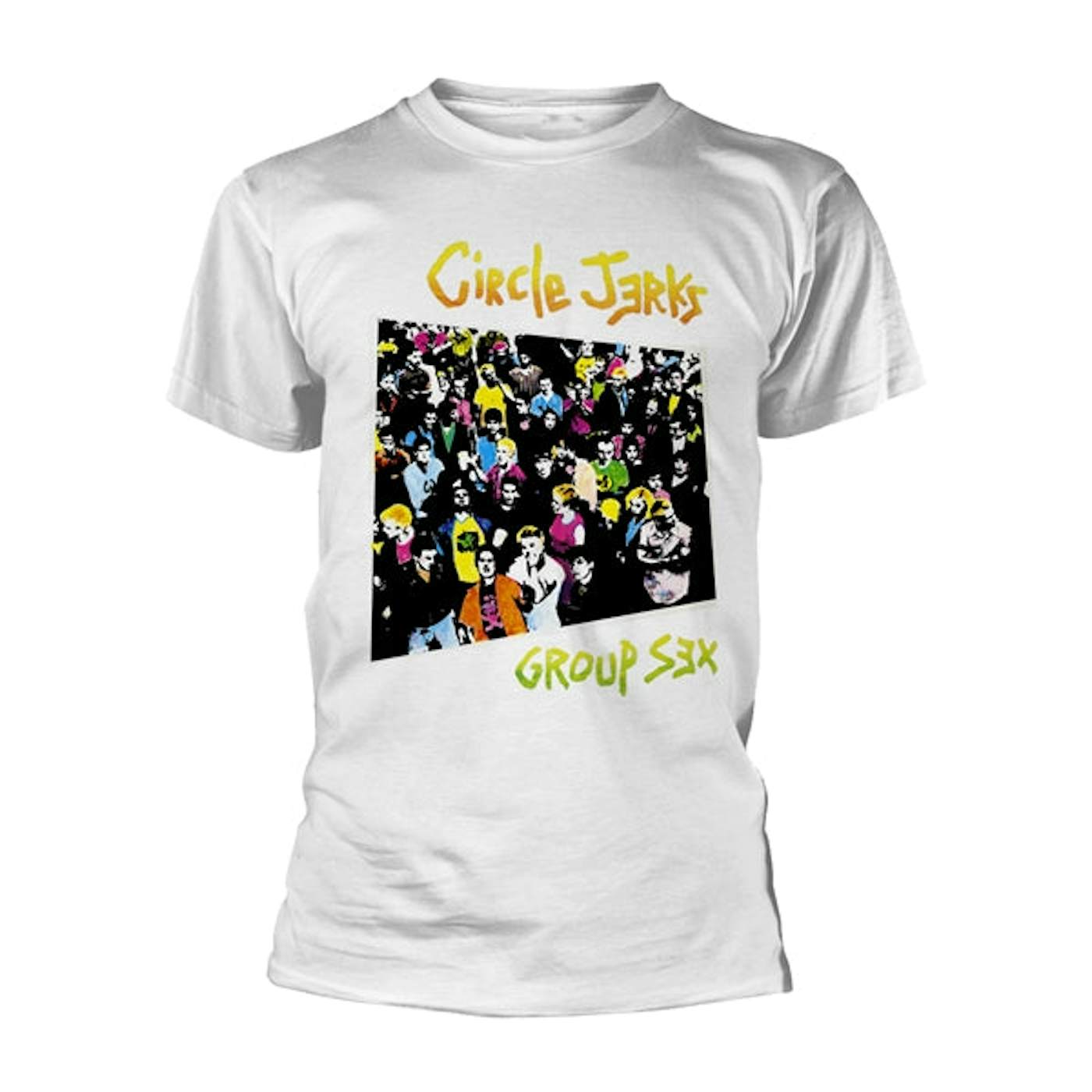 Circle Jerks T Shirt - Group Sex (White)