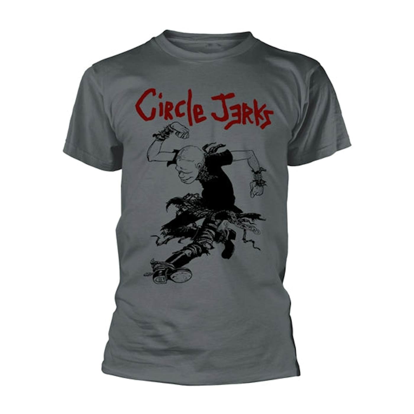 Circle Jerks T Shirt - I'm Gonna Live (Charcoal)