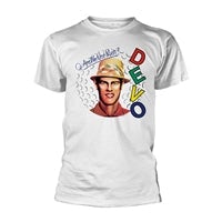 Devo T Shirt - Are We Not Men? (White) $27.48