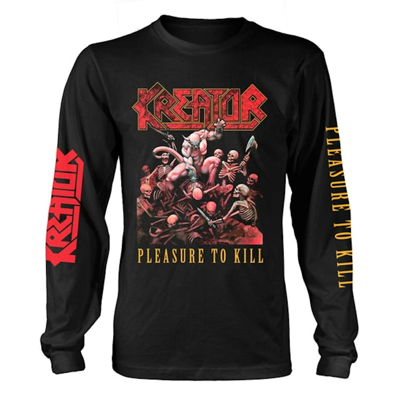 Kreator Long Sleeve T Shirt - Pleasure To Kill