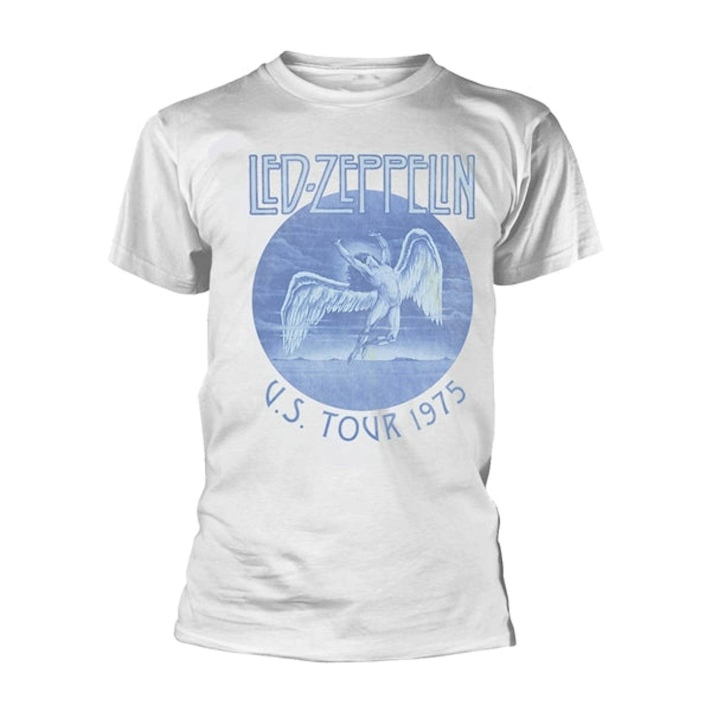 Led Zeppelin T Shirt - Tour 75 Blue Wash