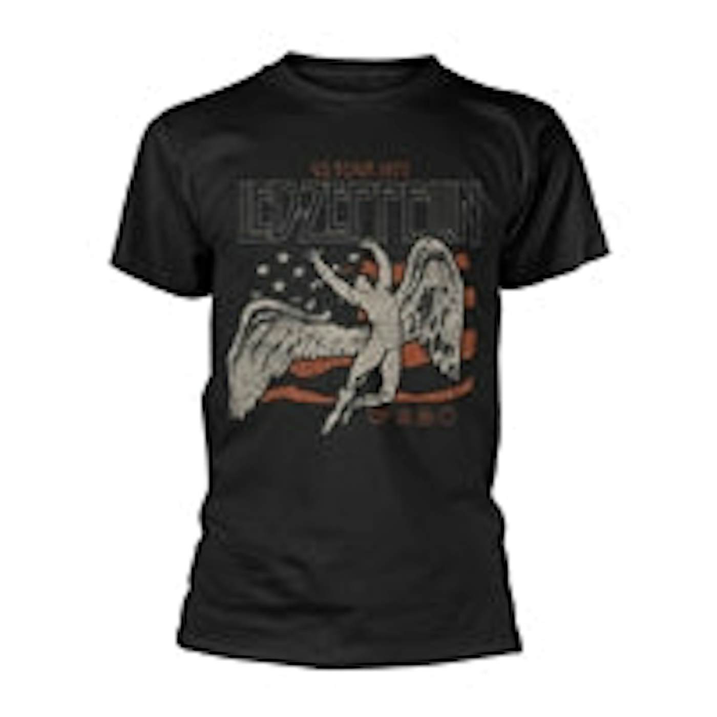Led Zeppelin T Shirt - USA 1975 Tour Flag