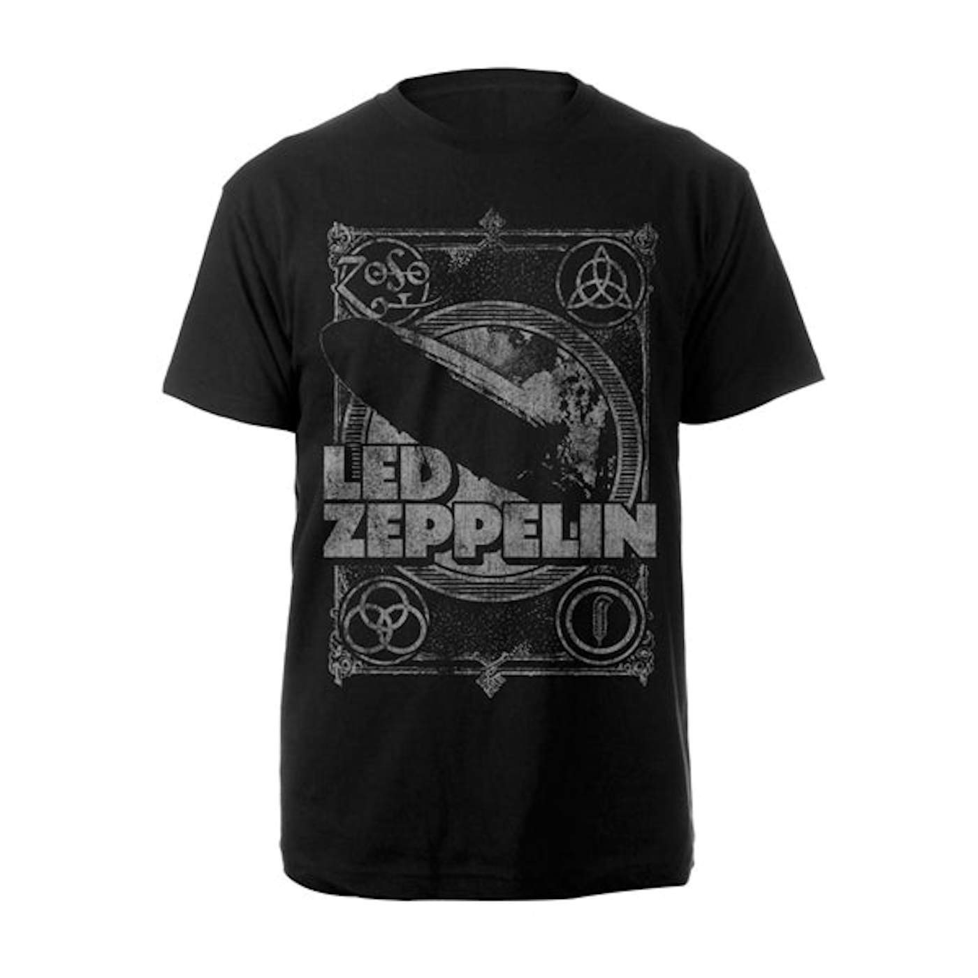 Led Zeppelin T Shirt - Vintage Print LZ1