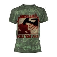 Metallica T Shirt - Kill 'Em All (All Over)