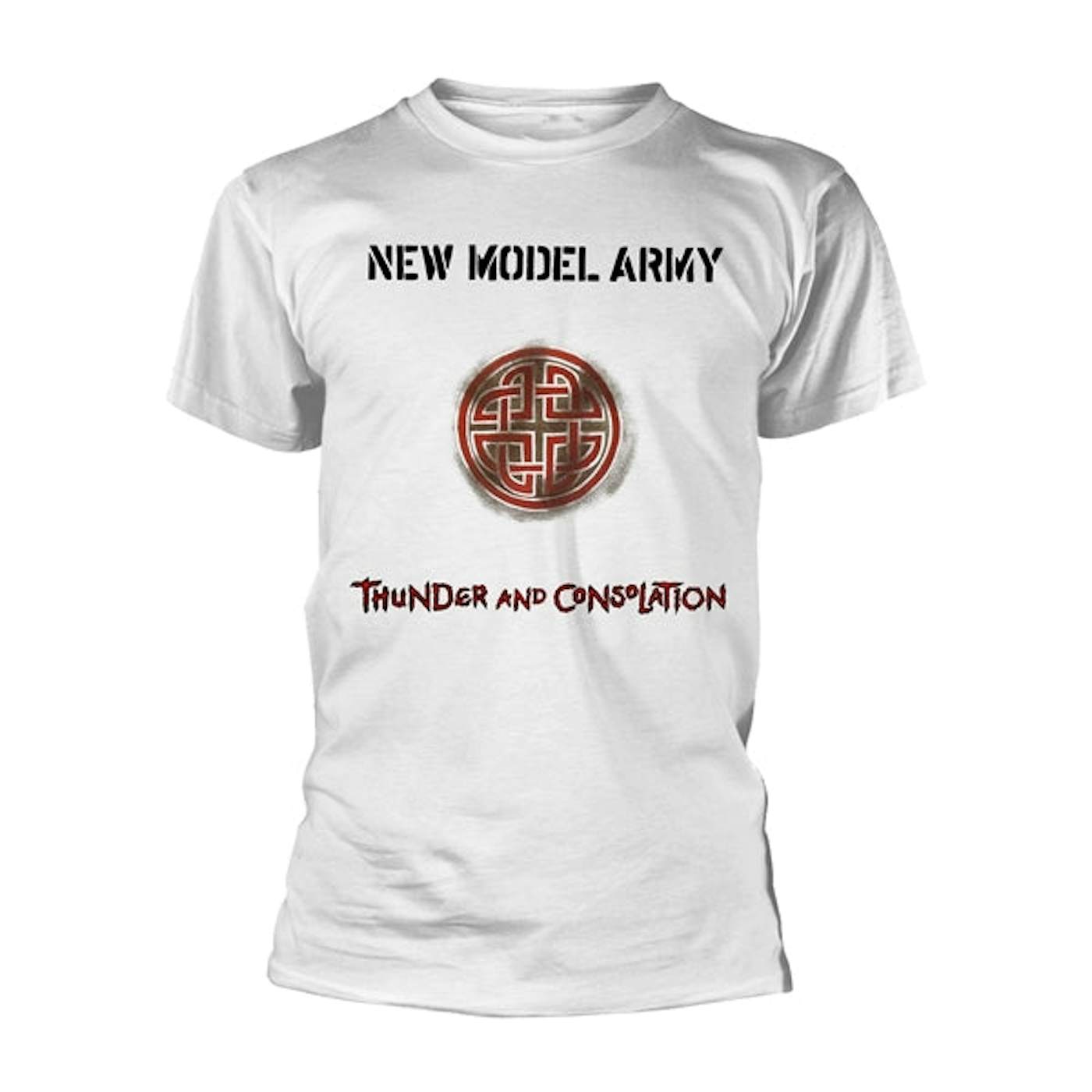 New Model Army T Shirt - Thunder And Consolation (White)