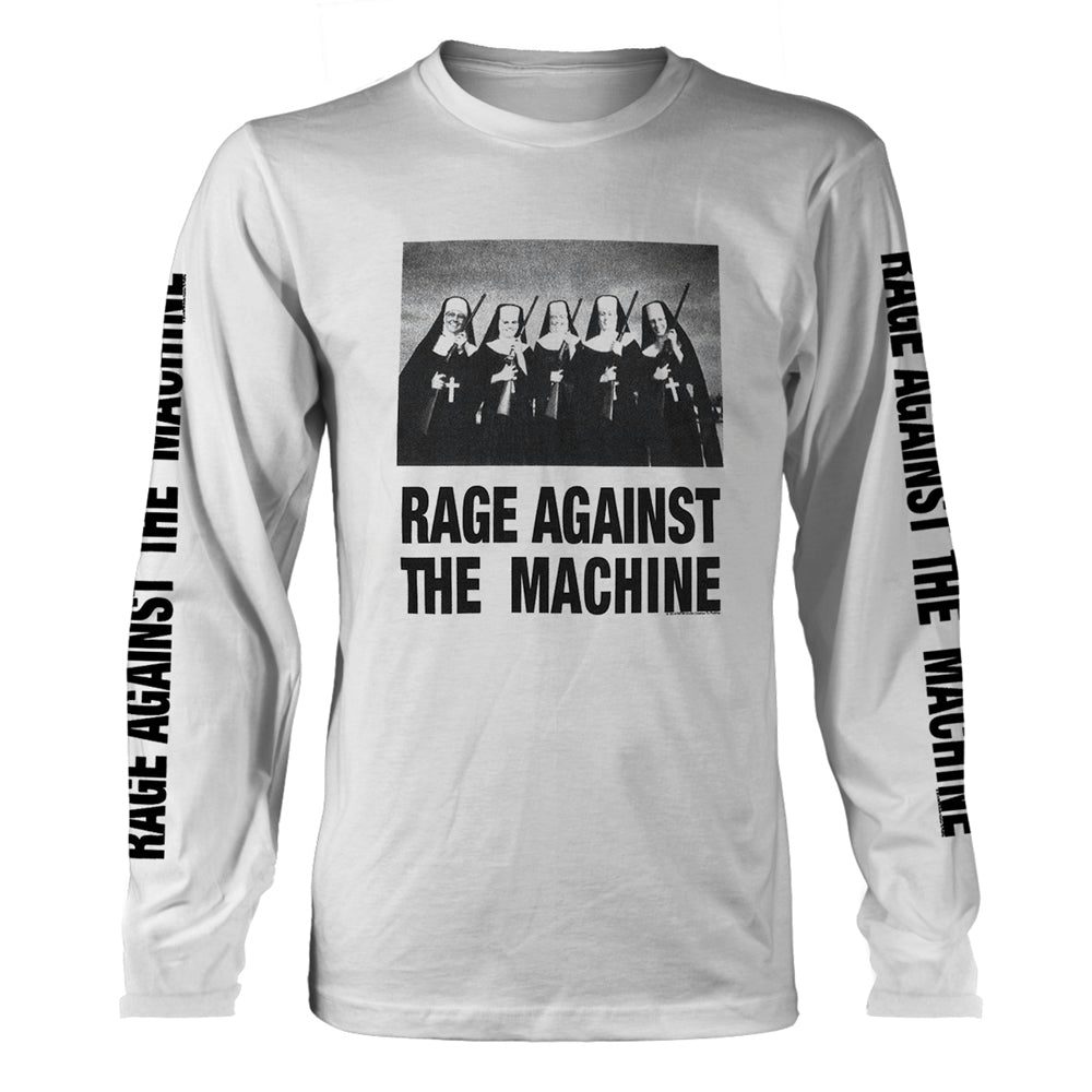 Rage Against The Machine Long Sleeve T Shirt - Nuns And Guns