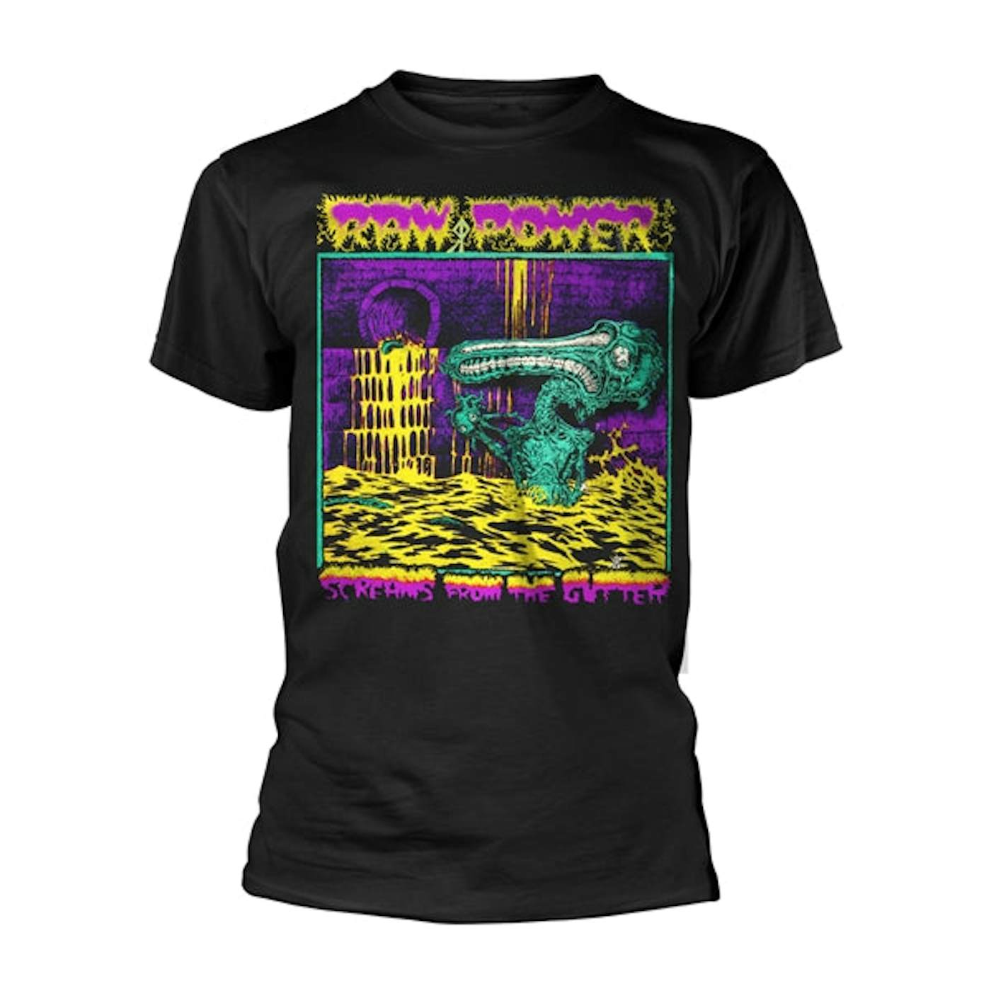 Raw Power T Shirt - Screams From The Gutter