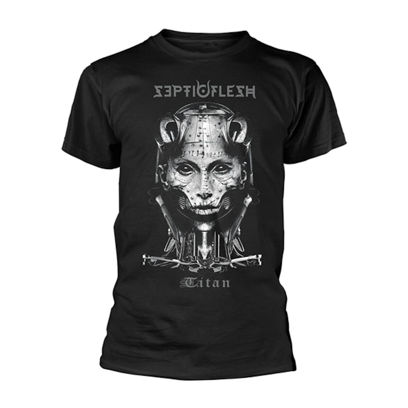 Septicflesh T Shirt - Titan Head
