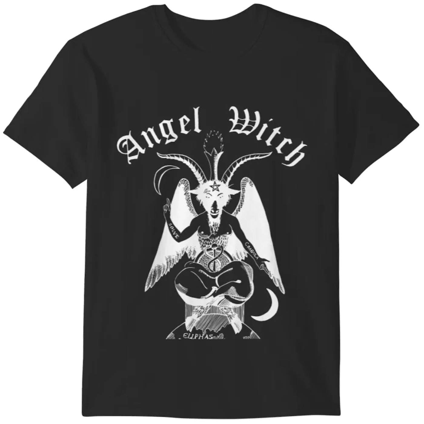 Angel Witch T Shirt - Baphomet (Black)