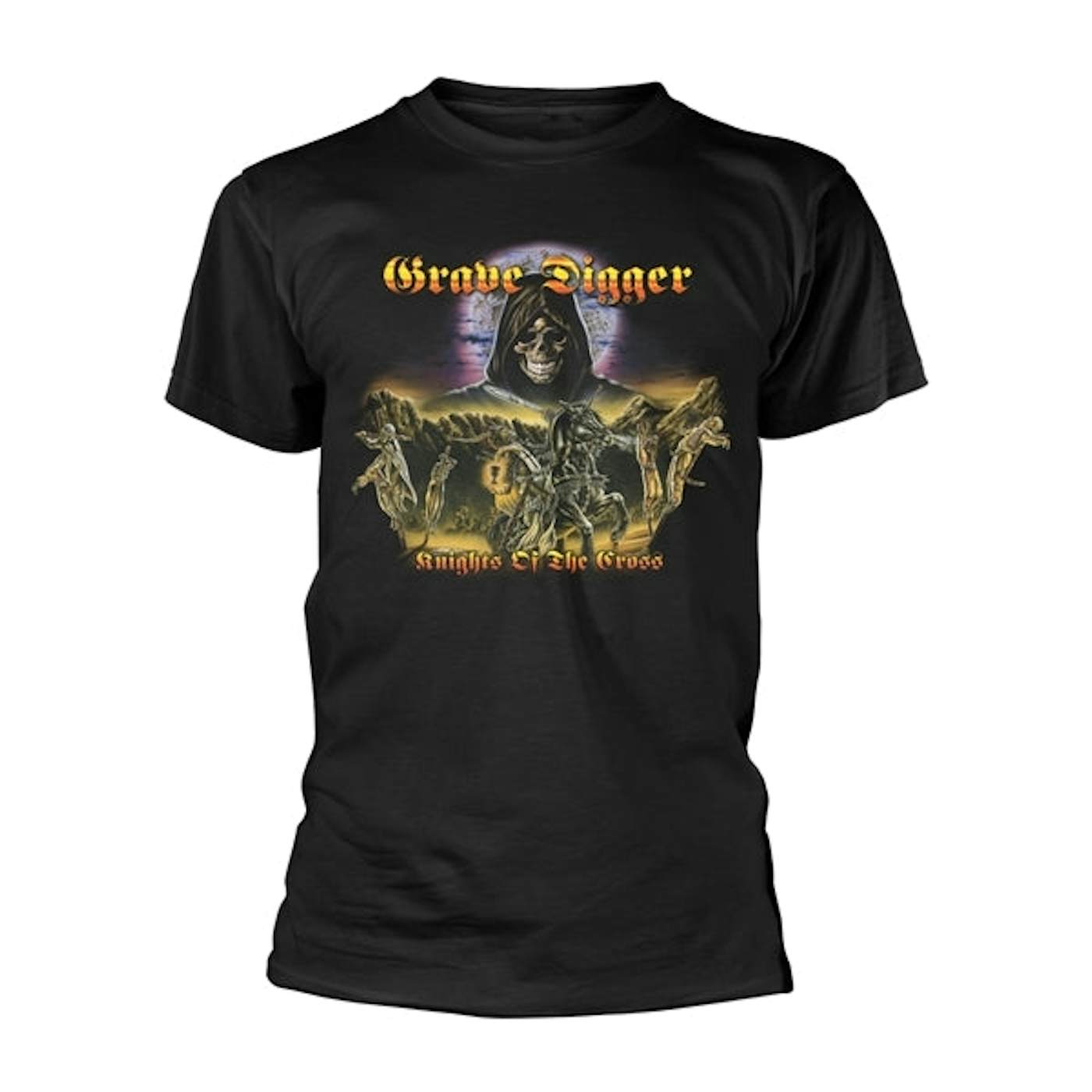 Grave Digger T Shirt - Knights Of The Cross