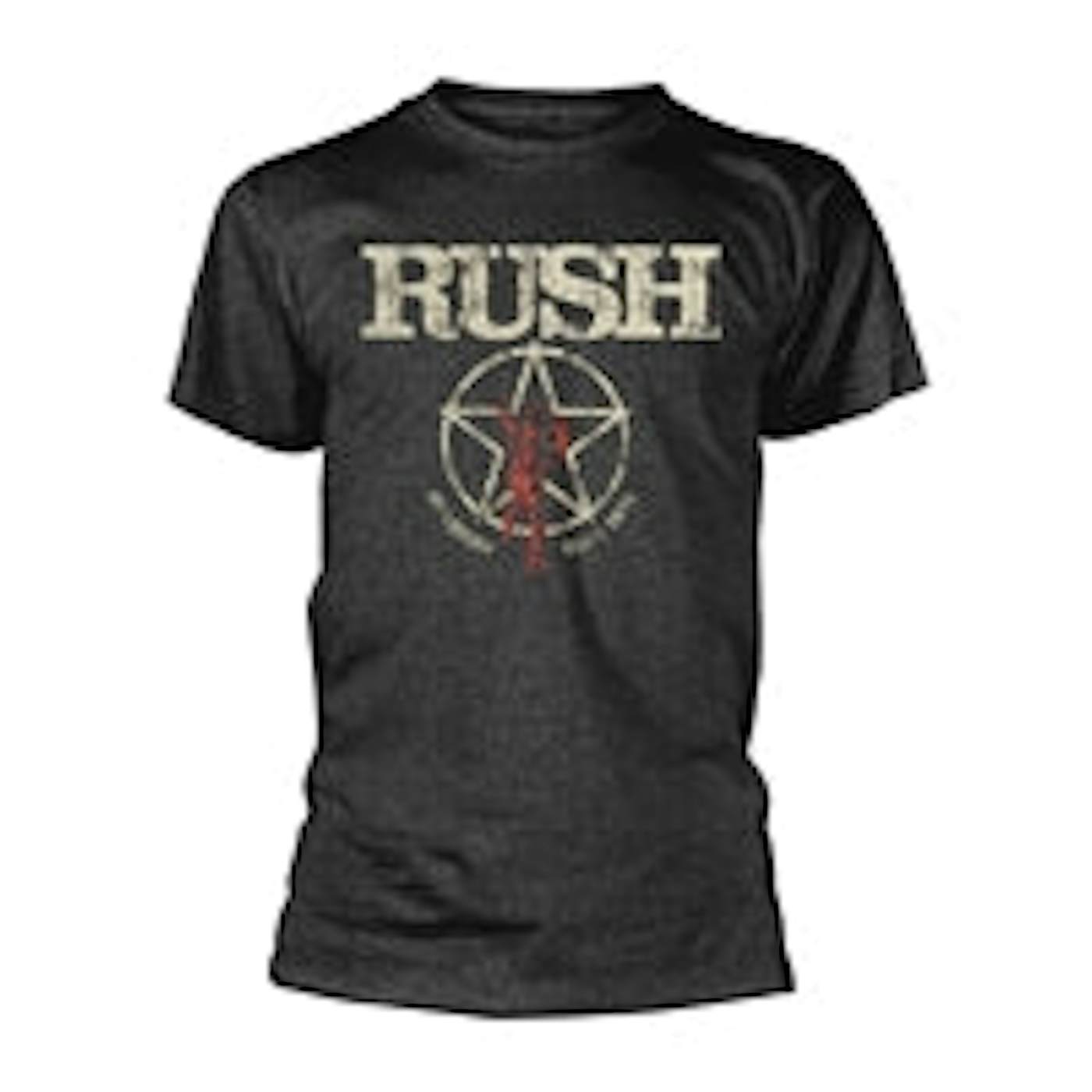 Rush T Shirt - American Tour 1977 (Dark Heather)