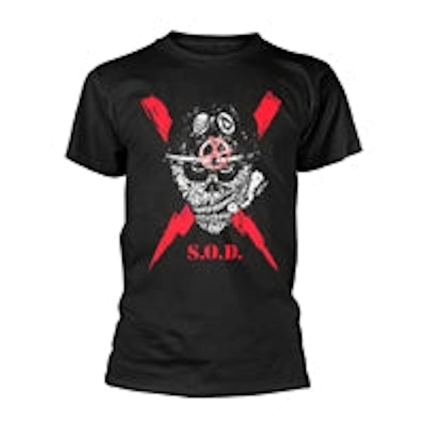 S.O.D. (Stormtroopers Of Death) T Shirt - Scrawled Lightning