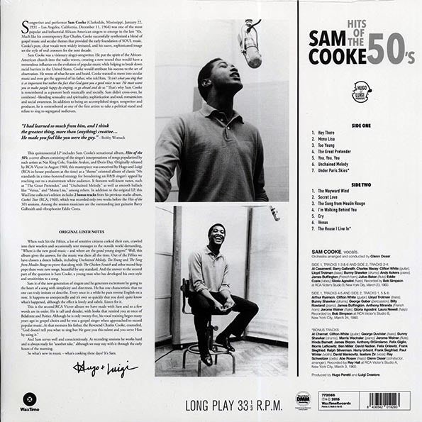 Sam Cooke LP - Hits Of The 50's (ltd. ed.) (180g) (Vinyl)