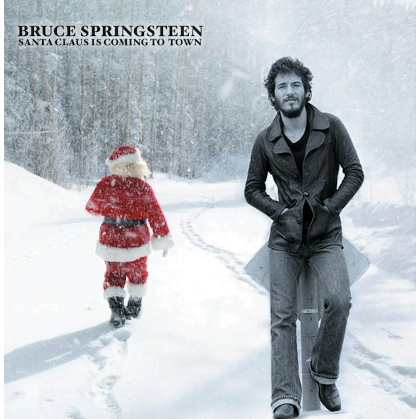 Bruce Springsteen LP Vinyl Record - Santa Claus Is Coming To Town (White Vinyl)