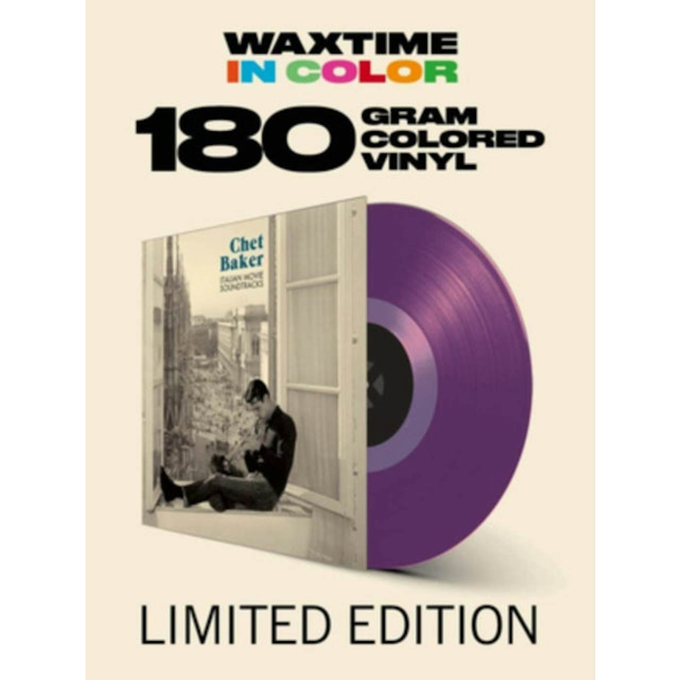 Chet Baker LP Vinyl Record - Italian Movie Soundtracks (Limited Transparent Purple Vinyl)
