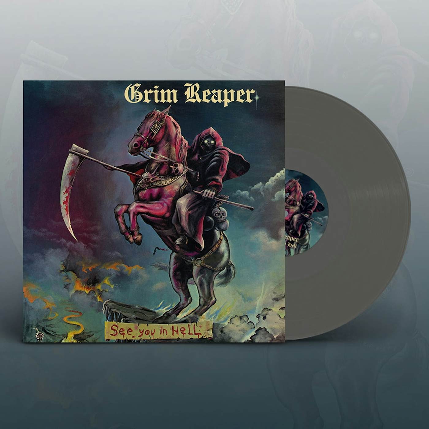 Grim Reaper LP - See You In Hell (Grey Vinyl)