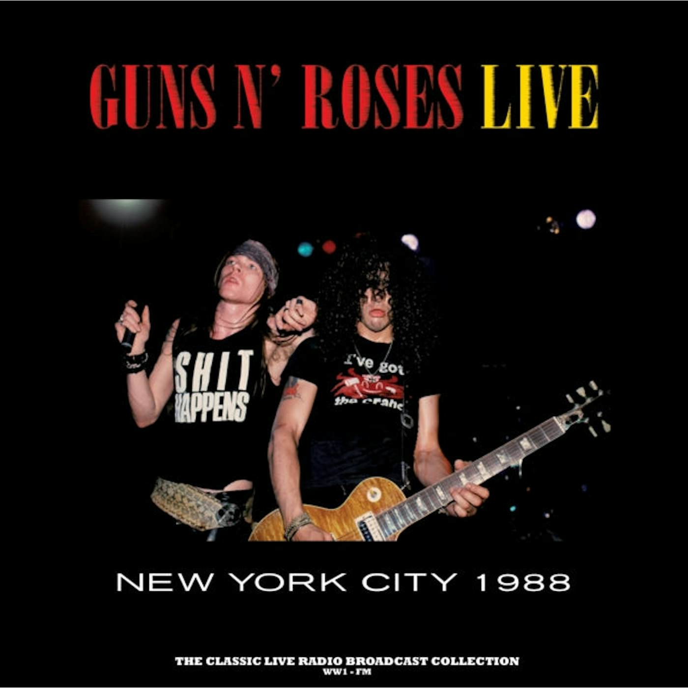 Guns N' Roses LP Vinyl Record - Live In New York City 19 88 (Yellow Vinyl)