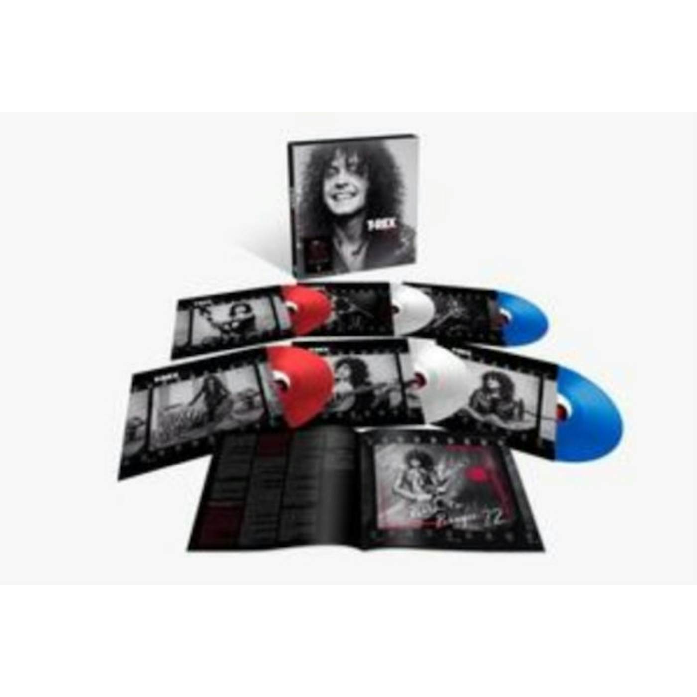 T. Rex LP Vinyl Record - 19 72 (Red/White/Blue Vinyl)