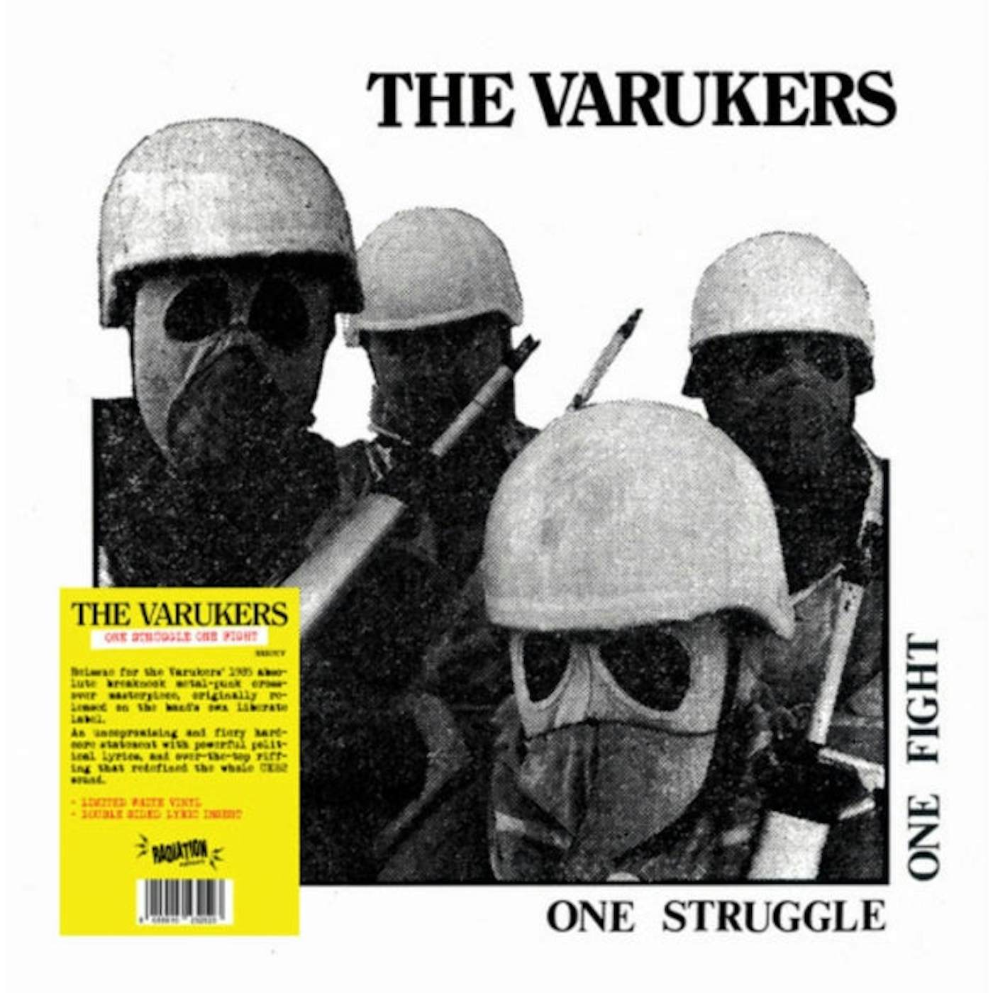The Varukers LP Vinyl Record - One Struggle One Fight (White Vinyl)