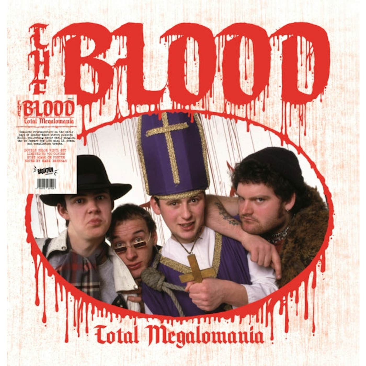 Blood LP Vinyl Record - Total Megalomania (Blue/White Vinyl)