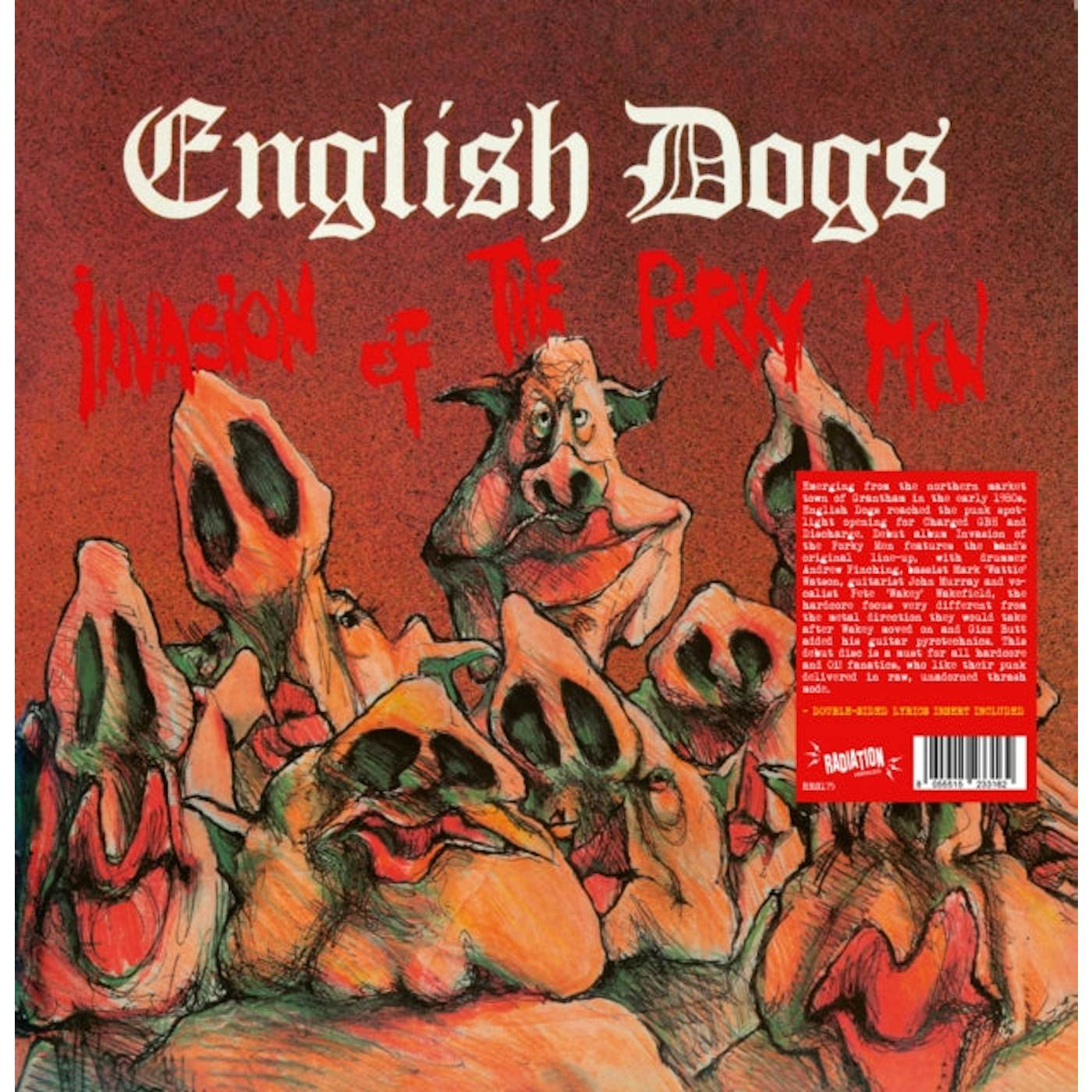 English Dogs LP Vinyl Record - Invasion Of The Porky Men