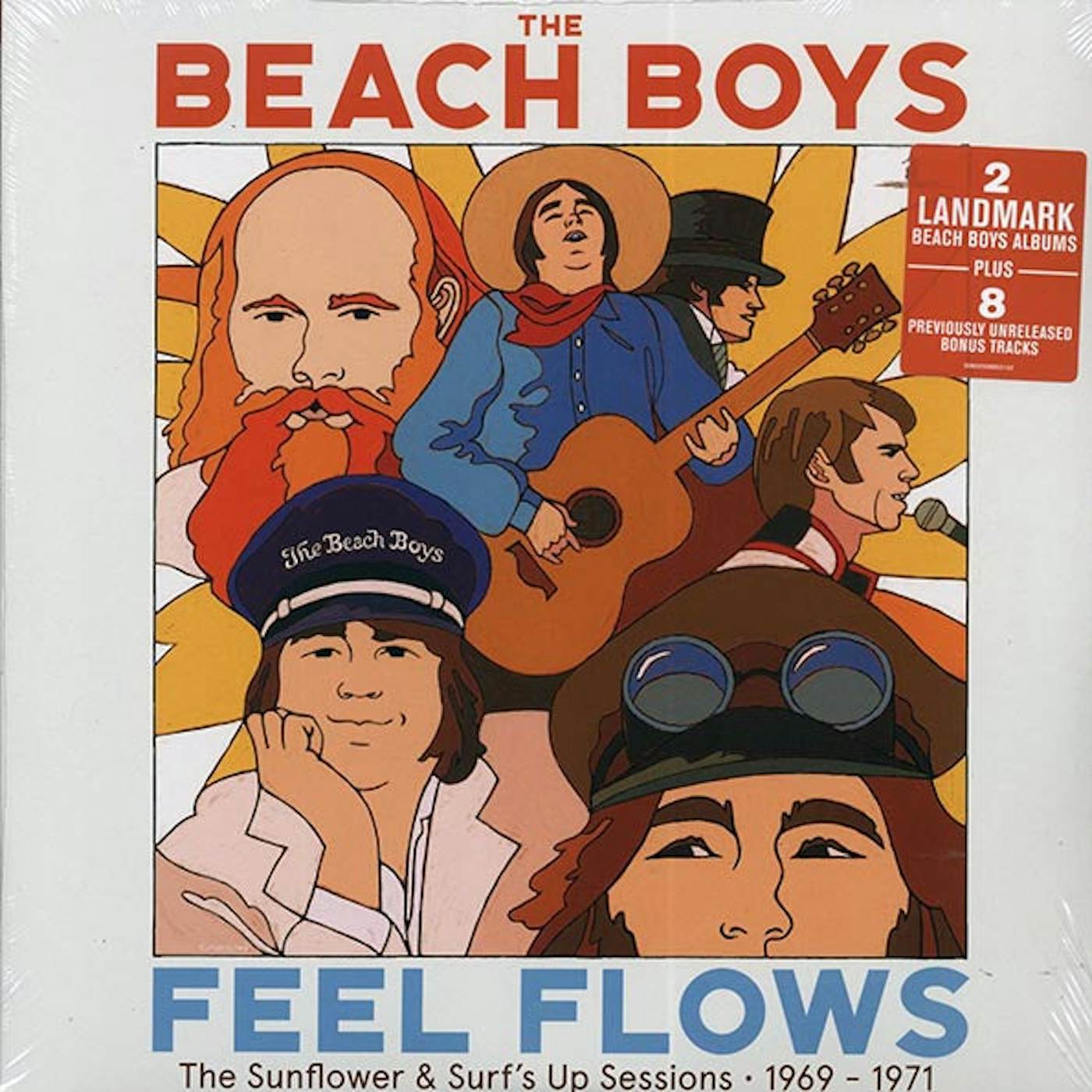 The Beach Boys  LP -  Feel Flows: He Sunflower + Surf's Up Sessions (Vinyl)