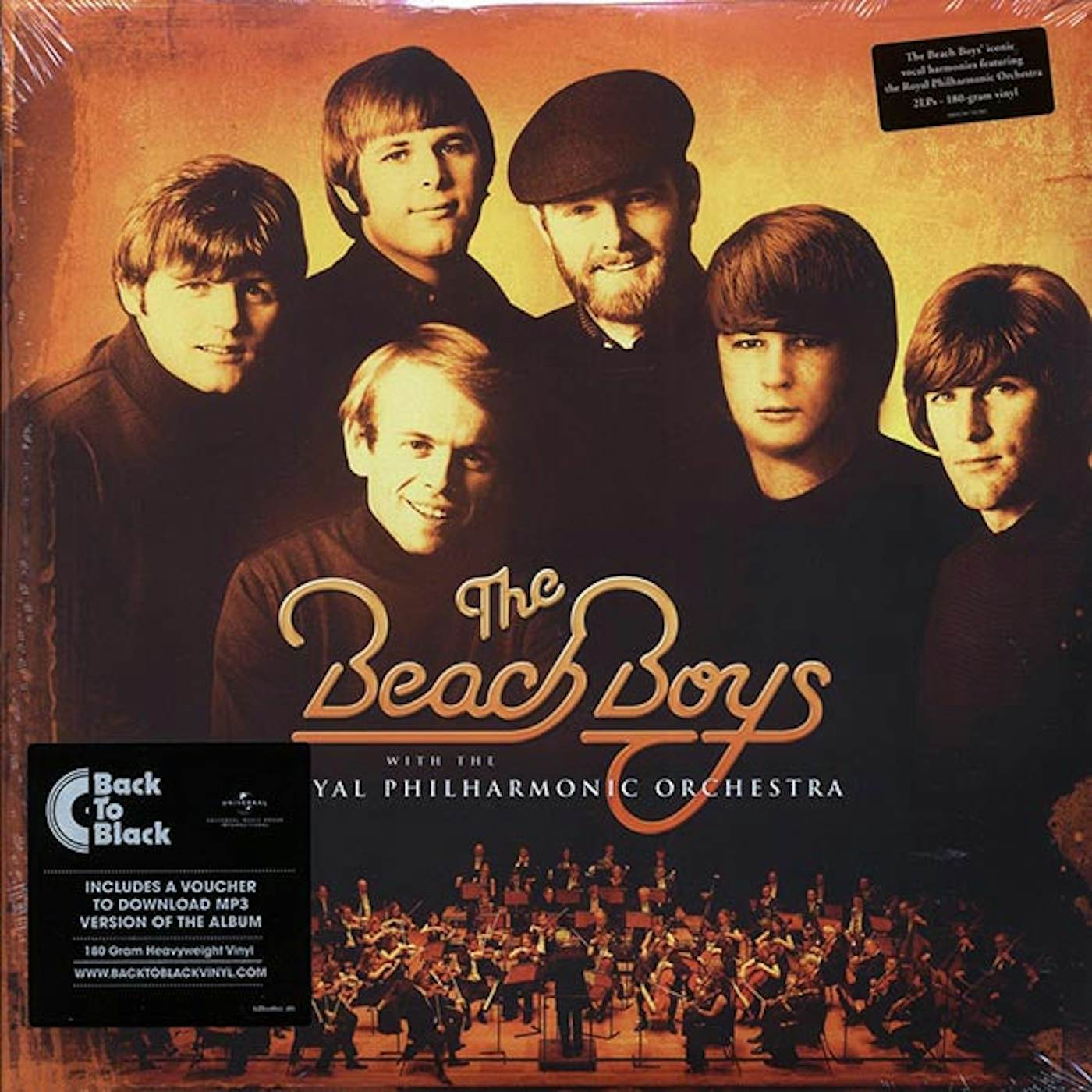  The Beach Boys, The Royal Philharmonic Orchestra  LP -  The Beach Boys With The Royal Philharmonic Orchestra (2xLP) (180g) (Vinyl)