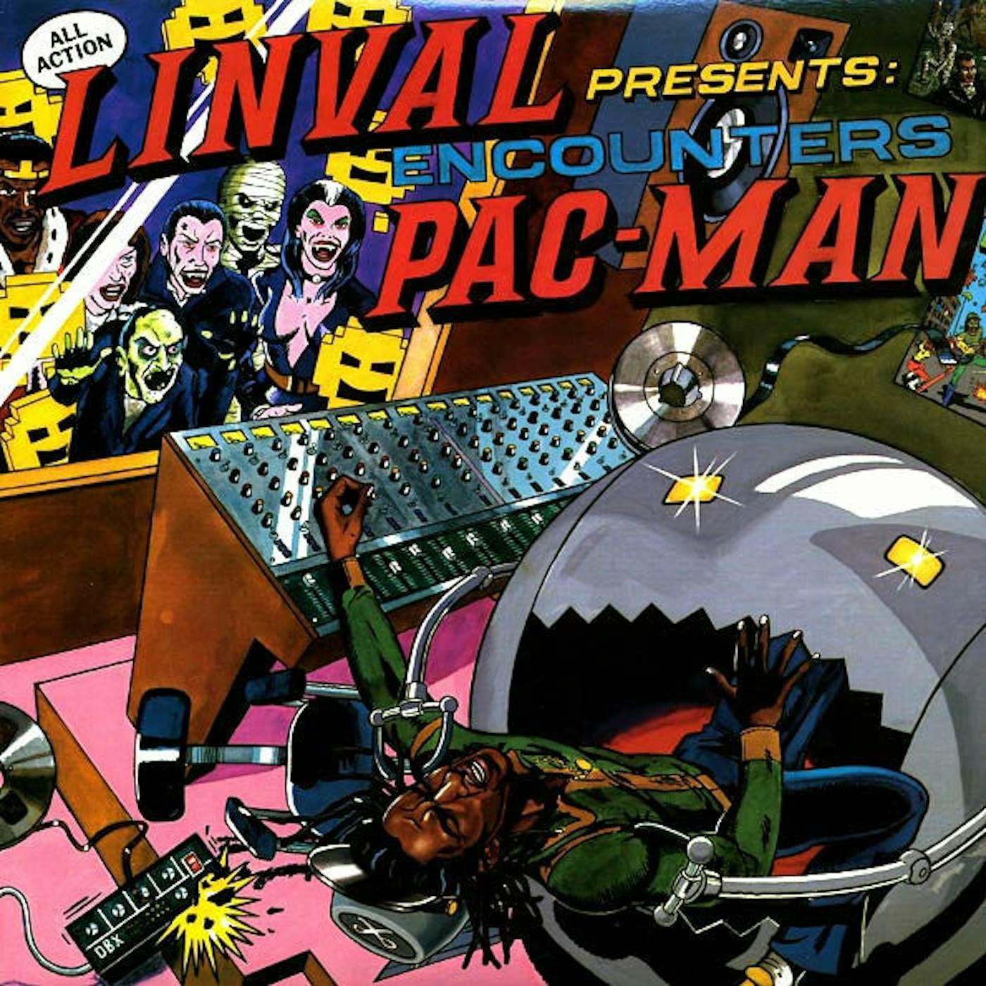 Scientist  LP -  Linval Presents Encounters PacMan + Bonus Vocals Album (2xLP) (Vinyl)