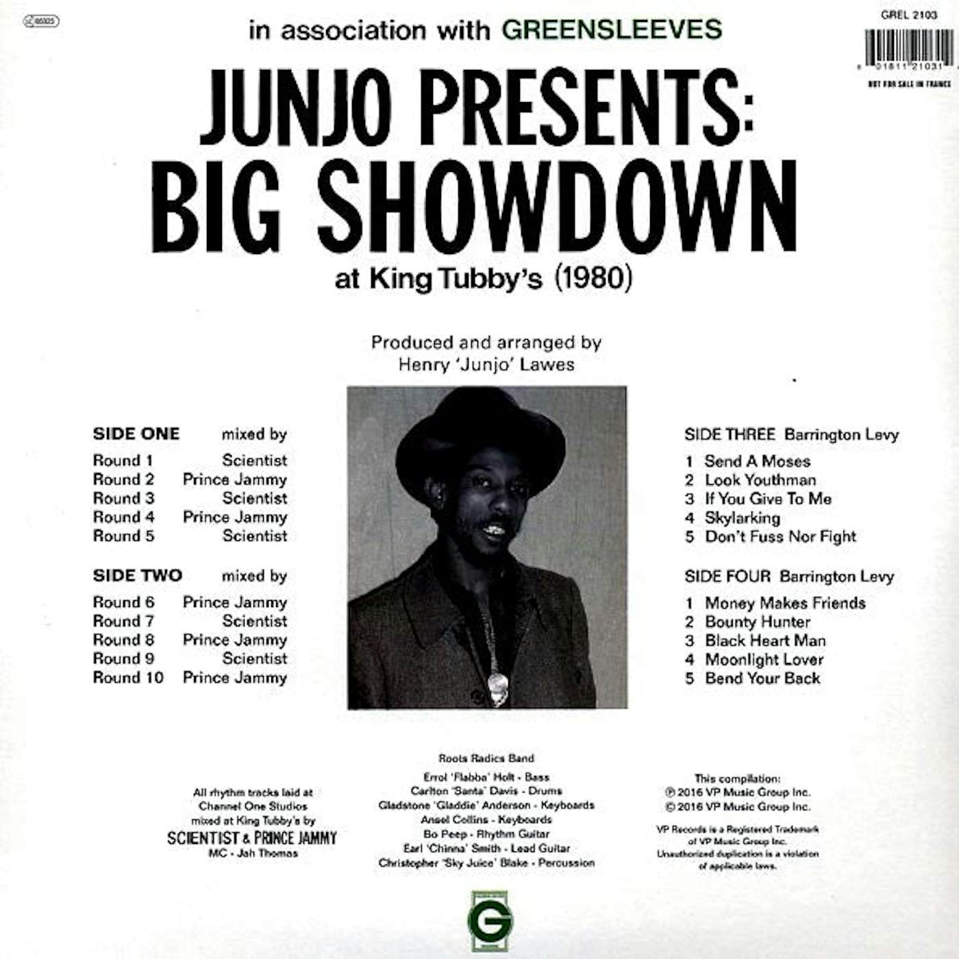 Scientist, Prince Jammy  LP -  Junjo Presents Big Showdown At King Tubby's + Bonus Vocals Album (2xLP) (Vinyl)