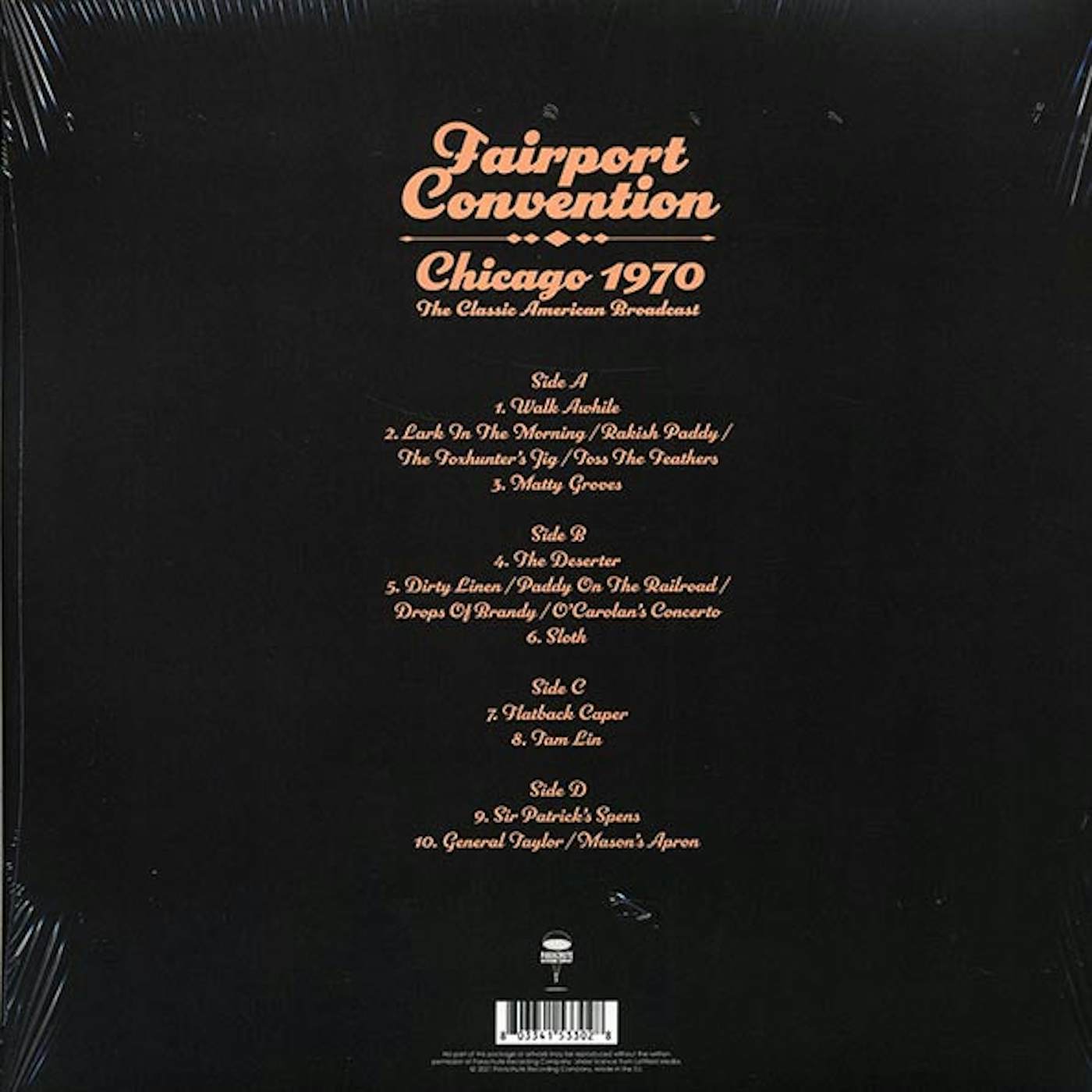 Fairport Convention  LP -  Chicago 1970: The Classic American Broadcast (2xLP) (Vinyl)