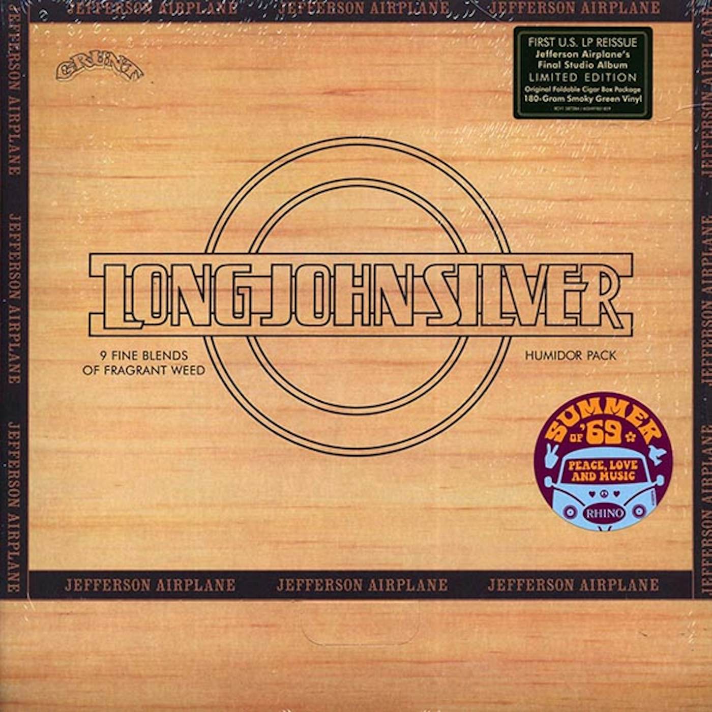 Jefferson Airplane  LP -  Long John Silver (ltd. ed.) (180g) (green vinyl)
