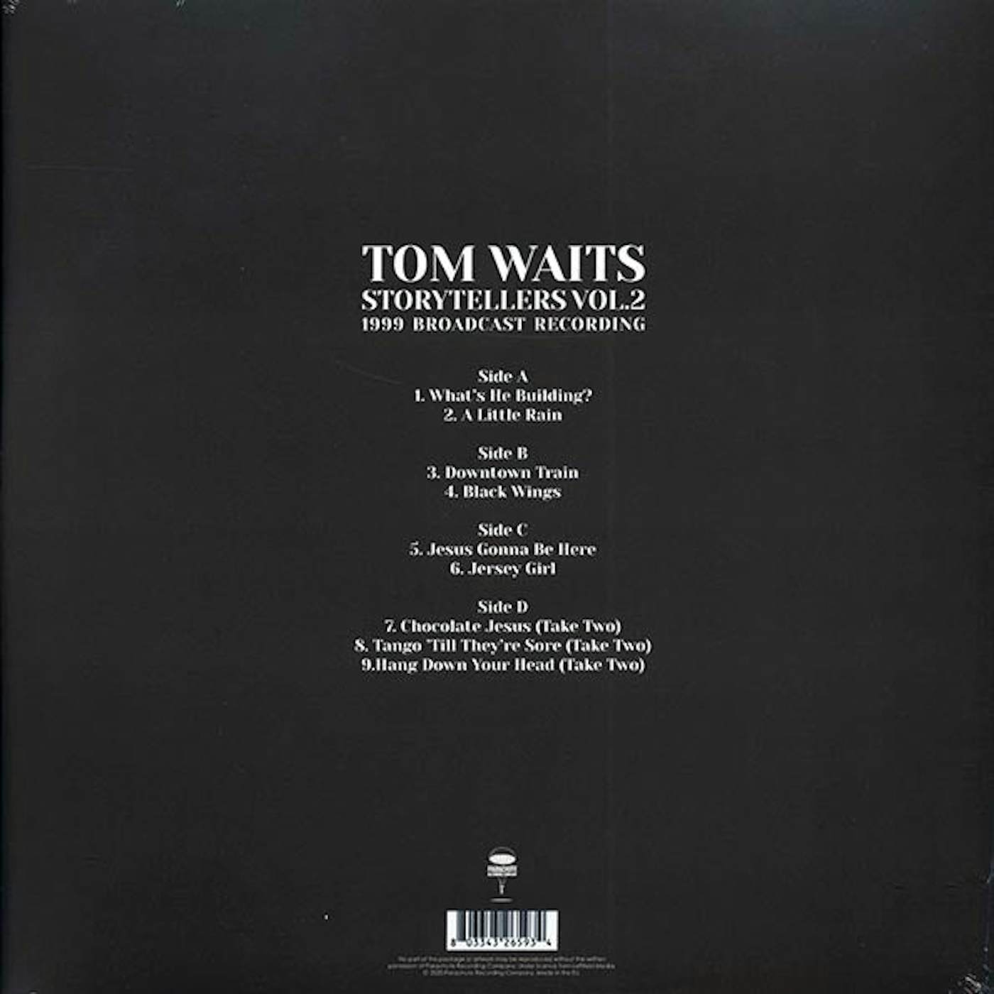 Tom Waits  LP -  Storytellers Volume 2: 1999 Broadcast Recording (ltd. ed.) (2xLP) (Vinyl)