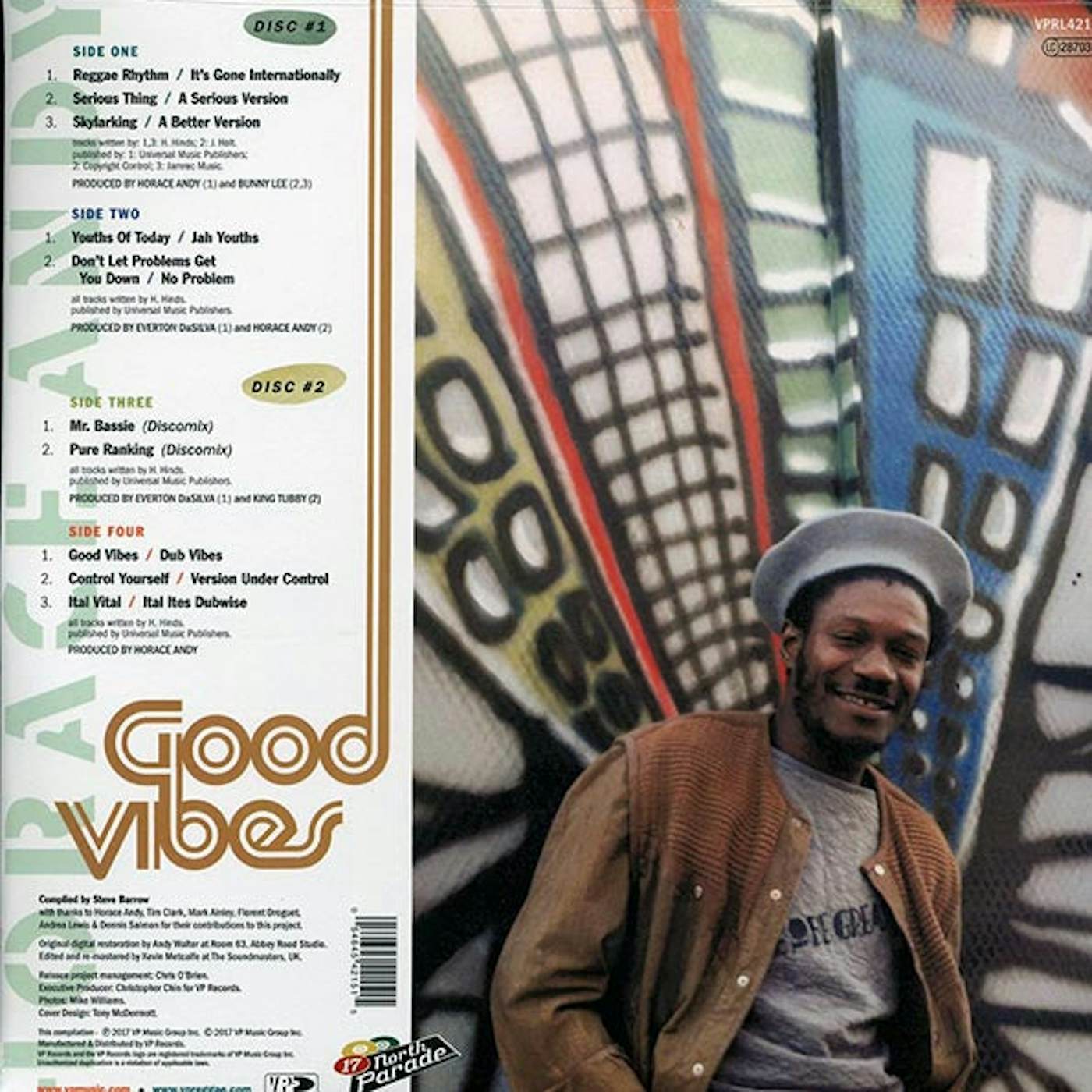 Horace Andy  LP -  Good Vibes (2xLP) (remastered) (Vinyl)
