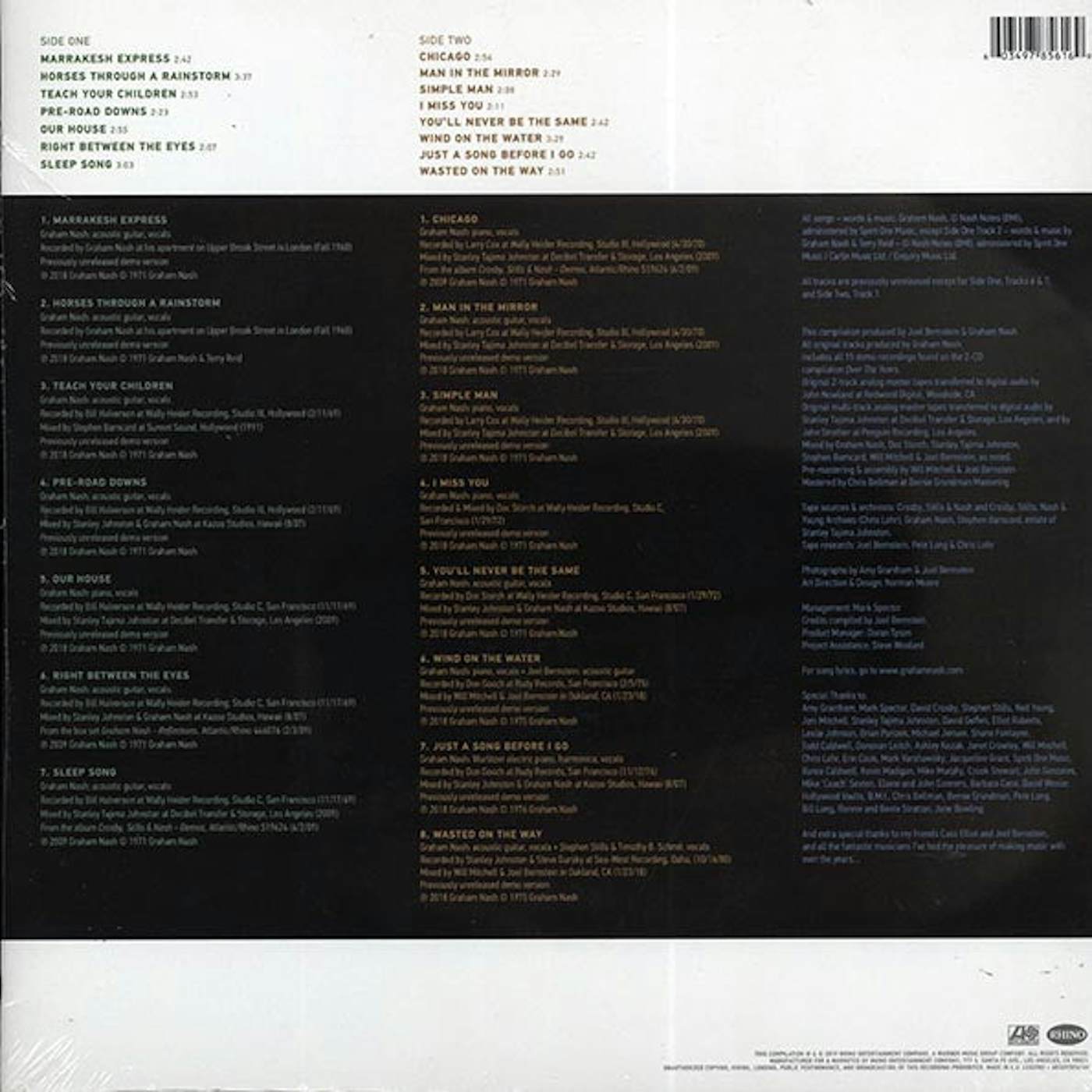 Graham Nash  LP -  Over The Years: The Demos (Vinyl)