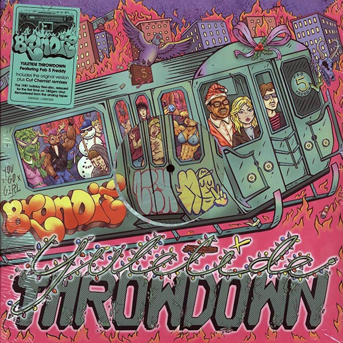 Blondie, Fab 5 Freddy  LP -  Yuletide Throwdown EP (180g) (Vinyl)