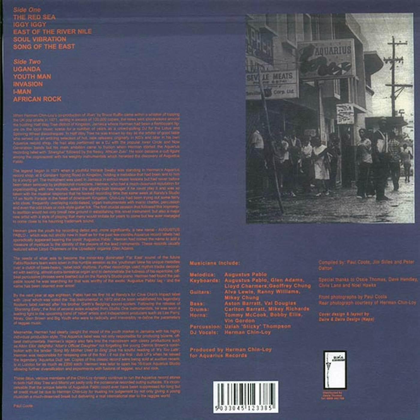 Augustus Pablo  LP -  Red Sea (ltd. ed.) (orange vinyl)