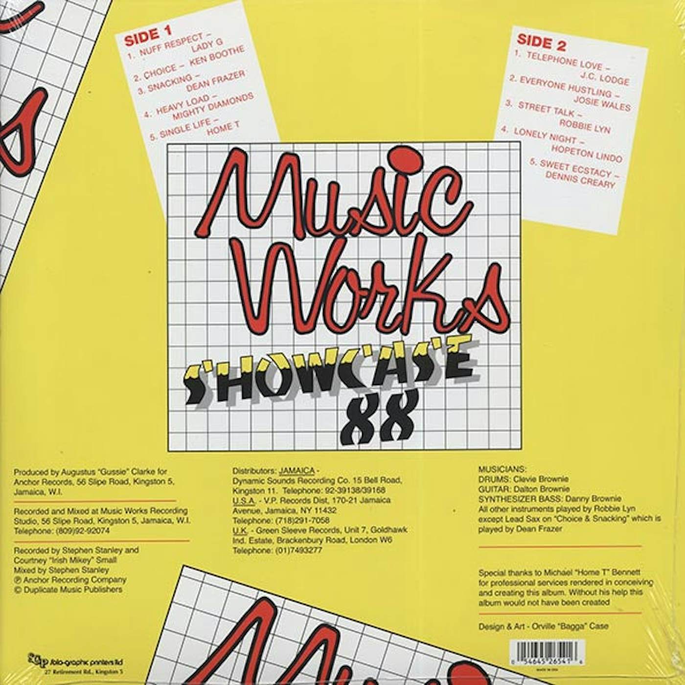 Lady G, Josey Wales, The Mighty Diamonds, Home T, JC Lodge, Etc.  LP -  Music Works Showcase 88 (Telephone Love Rhythm) (ltd. ed.) (colored vinyl)