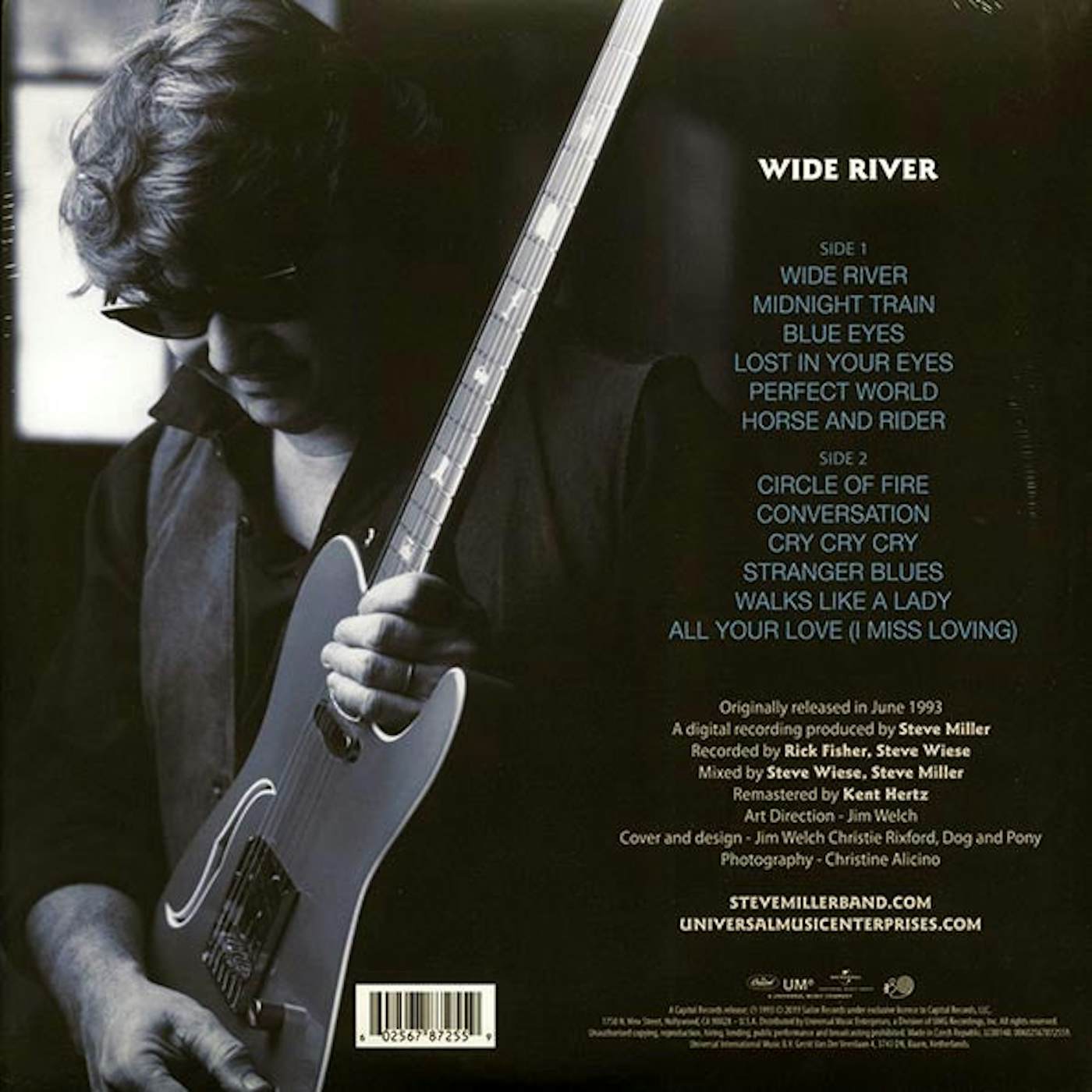 Steve Miller Band  LP -  Wide River (incl. mp3) (180g) (Vinyl)