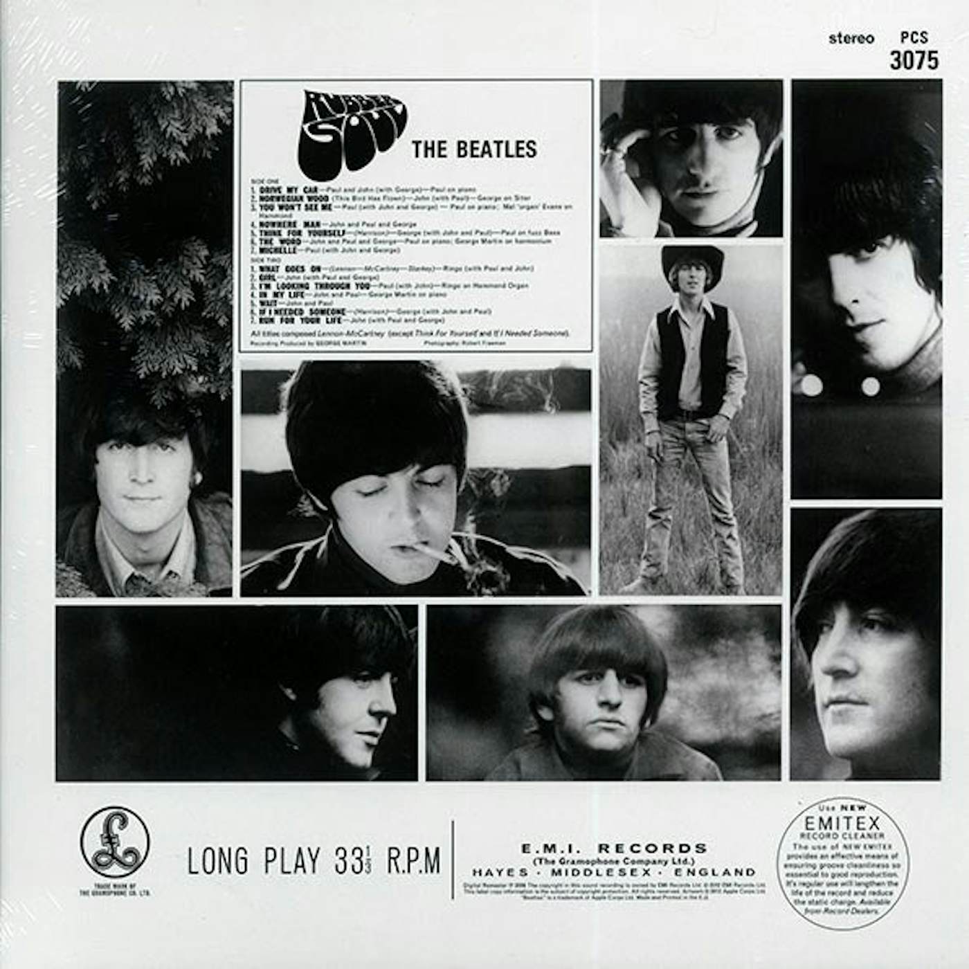 The Beatles  LP -  Rubber Soul (stereo) (180g) (Vinyl)
