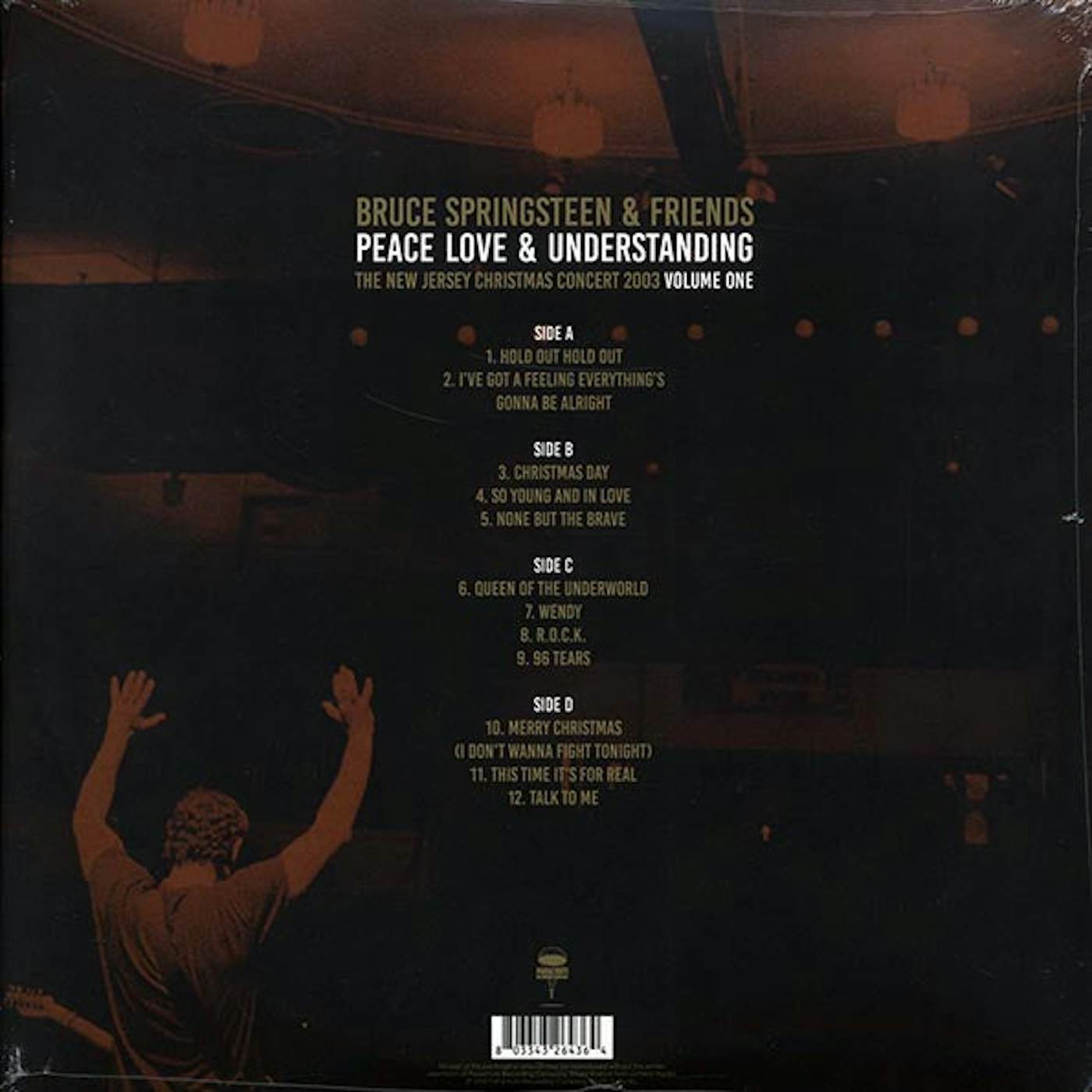 Bruce Springsteen  LP -  Peace Love & Understanding Volume 1: The New Jersey Christmas Concert 2003 (ltd. ed.) (2xLP)
