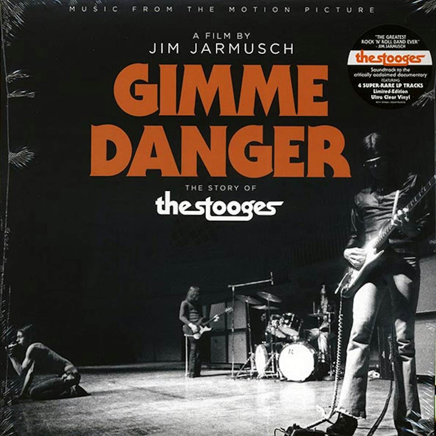The Stooges  LP -  Gimme Danger: Music From The Motion Picture (ltd. ed.) (clear vinyl)