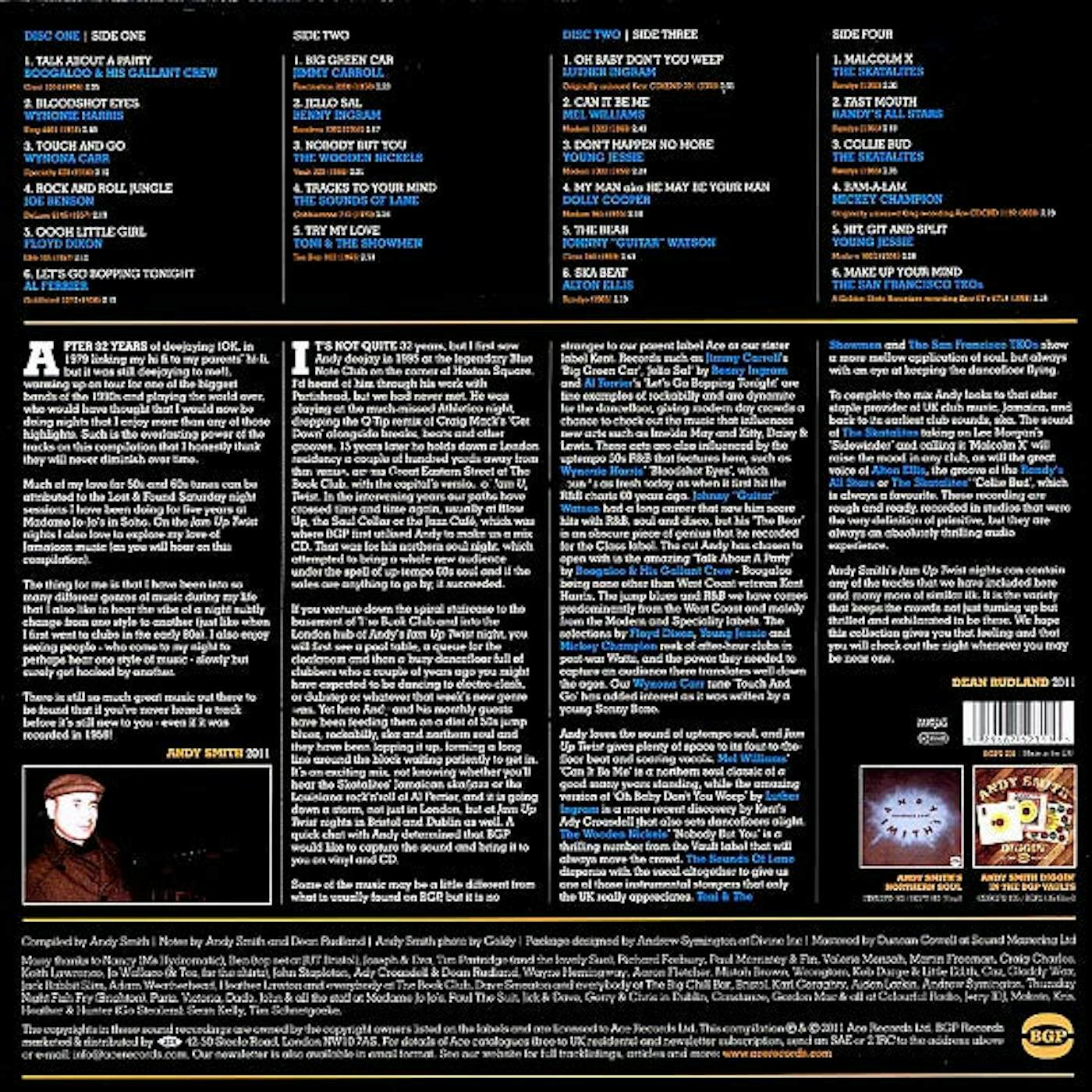 Wynonie Harris, The Skatalites, Floyd Dixon, Etc.  LP -  DJ Andy Smith's Jam Up Twist: 50s Jump Blues, Northern Soul, Ska, Rockabilly (2xLP) (Vinyl)