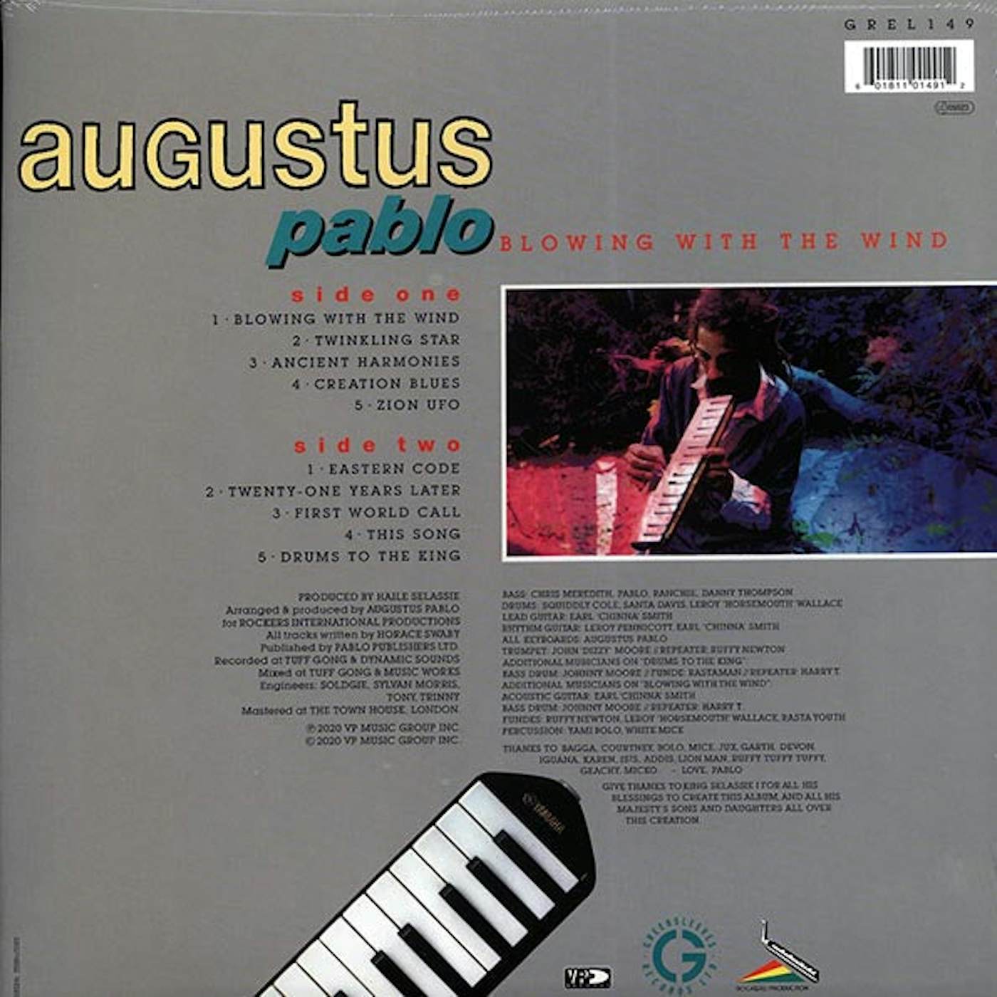Augustus Pablo  LP -  Blowing With The Wind (Vinyl)