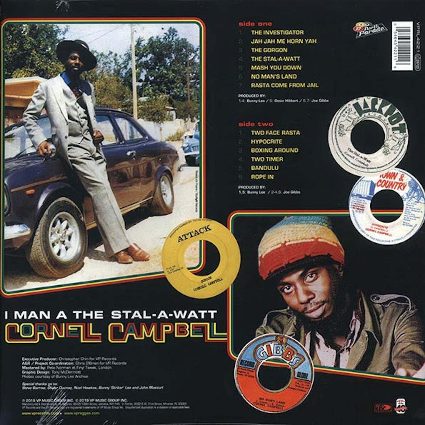 Cornell Campbell  LP -  I Man A The StalA (Vinyl)