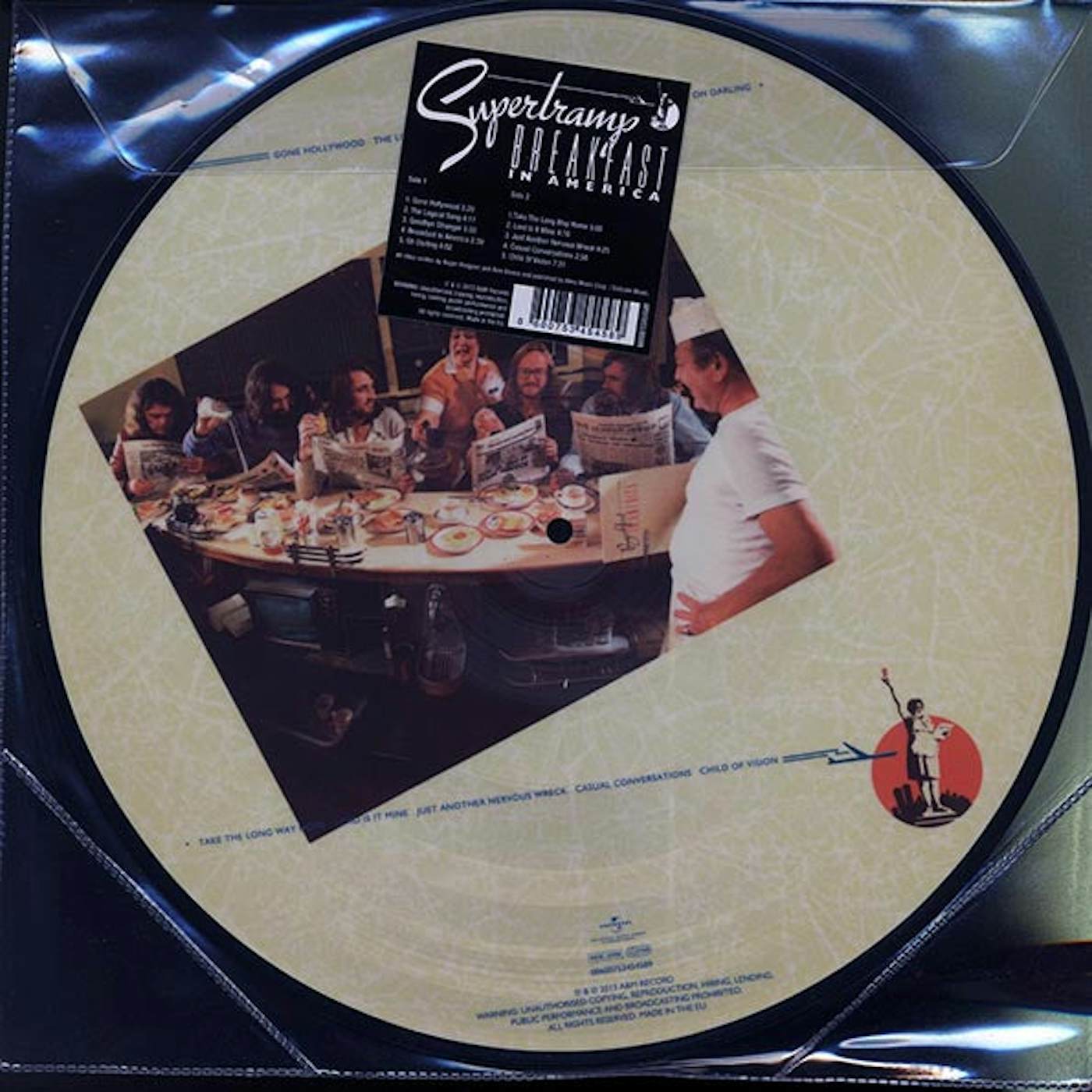 Supertramp LP Vinyl Record - Breakfast In America (Picture Disc)